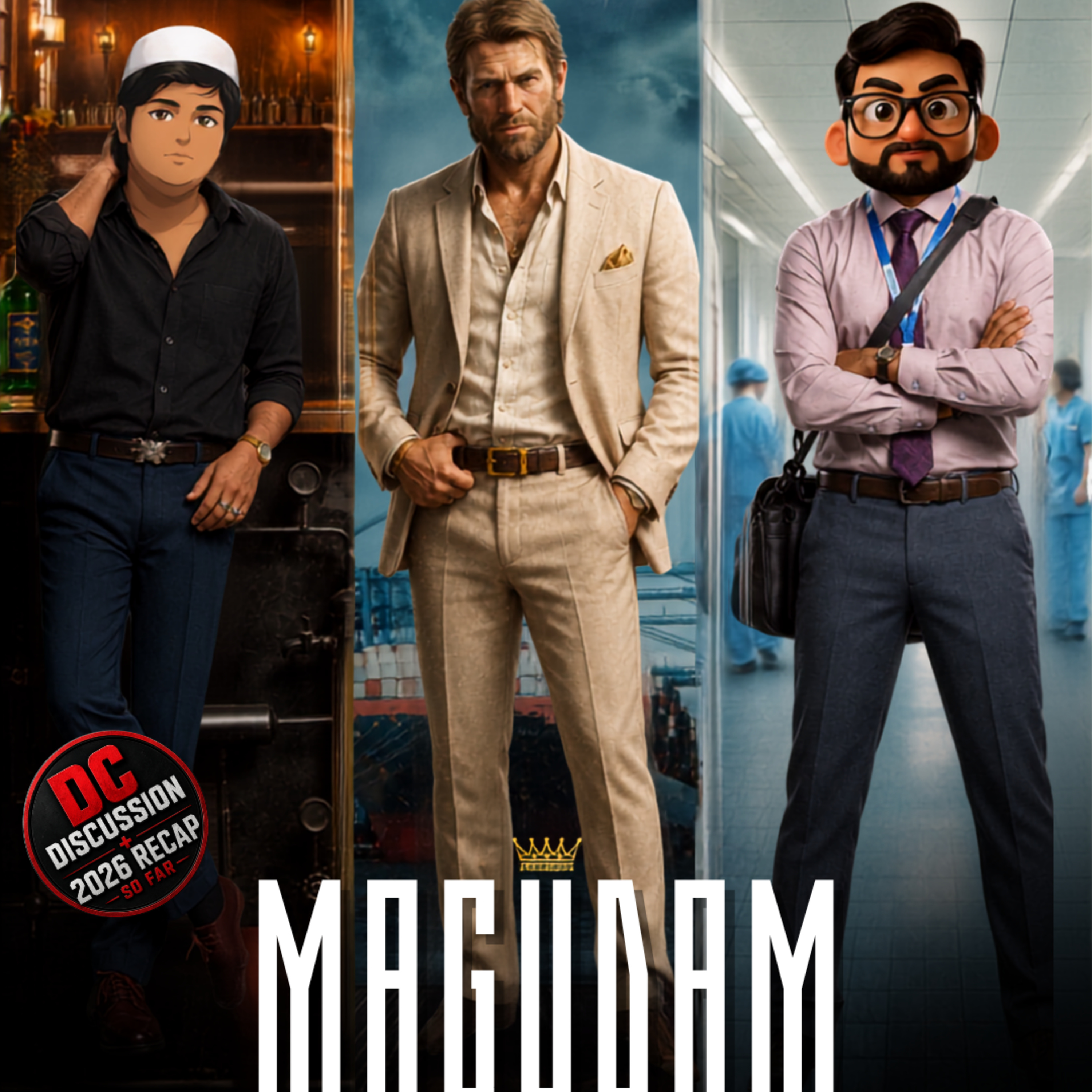 S08E07 – Magudam Roast +DLC (DC discussion and 2026 Mid season recap) Ft. Arthur, Ibbu, Loki, Walter, Stark & Dummy Baava episode artwork
