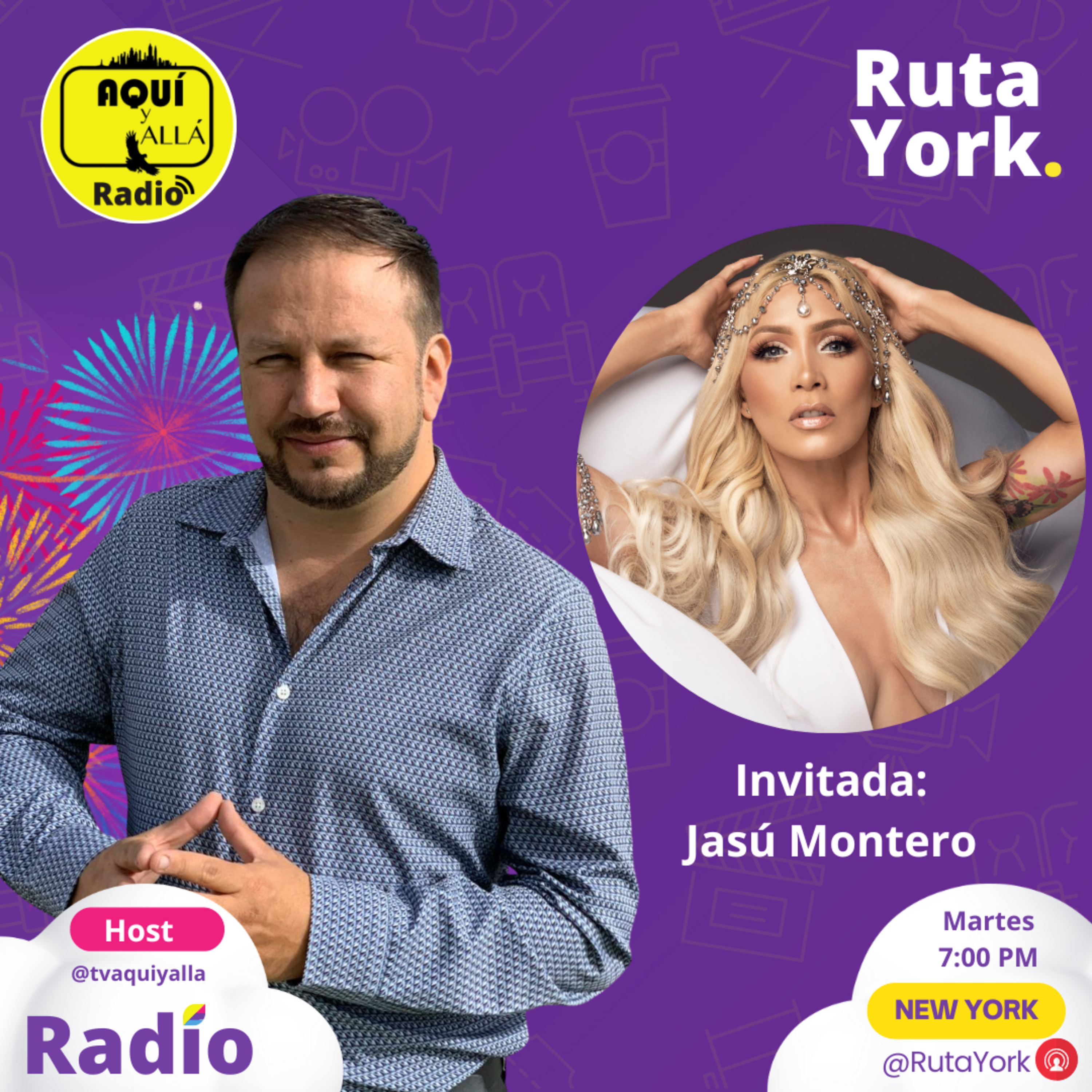 Aqui y Alla - RutaYork Radio - Jasú Montero episode artwork