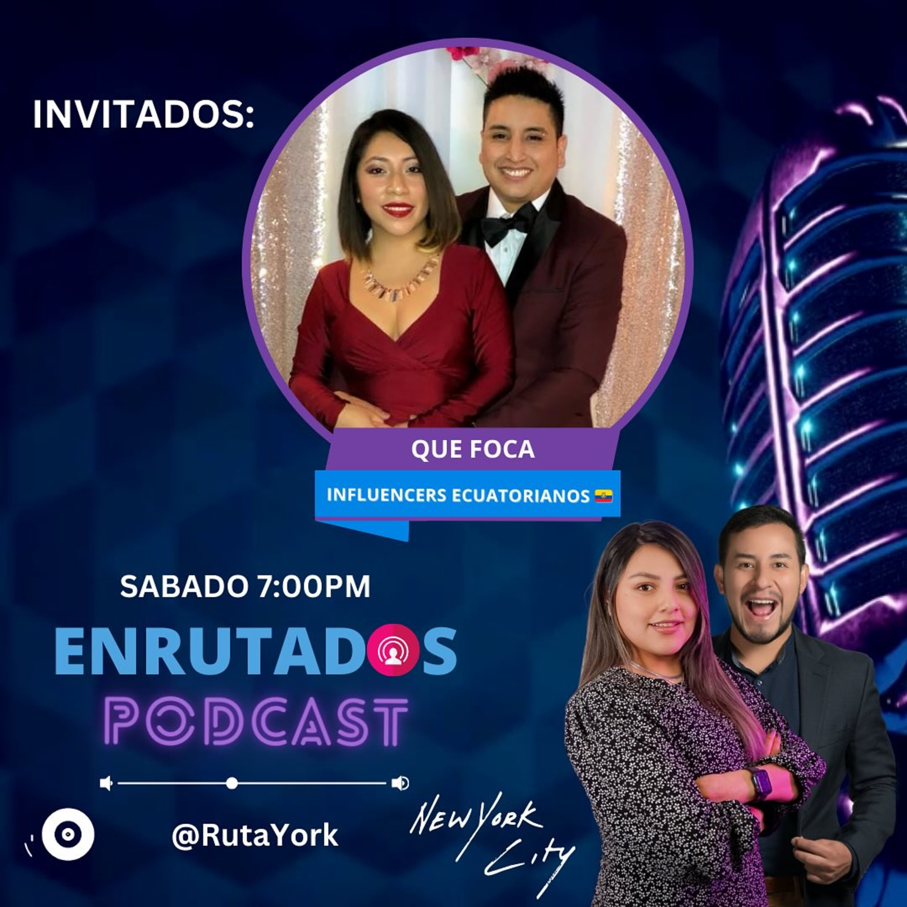 QueFoca - Pareja Influencer - Enrutados Podcast episode artwork