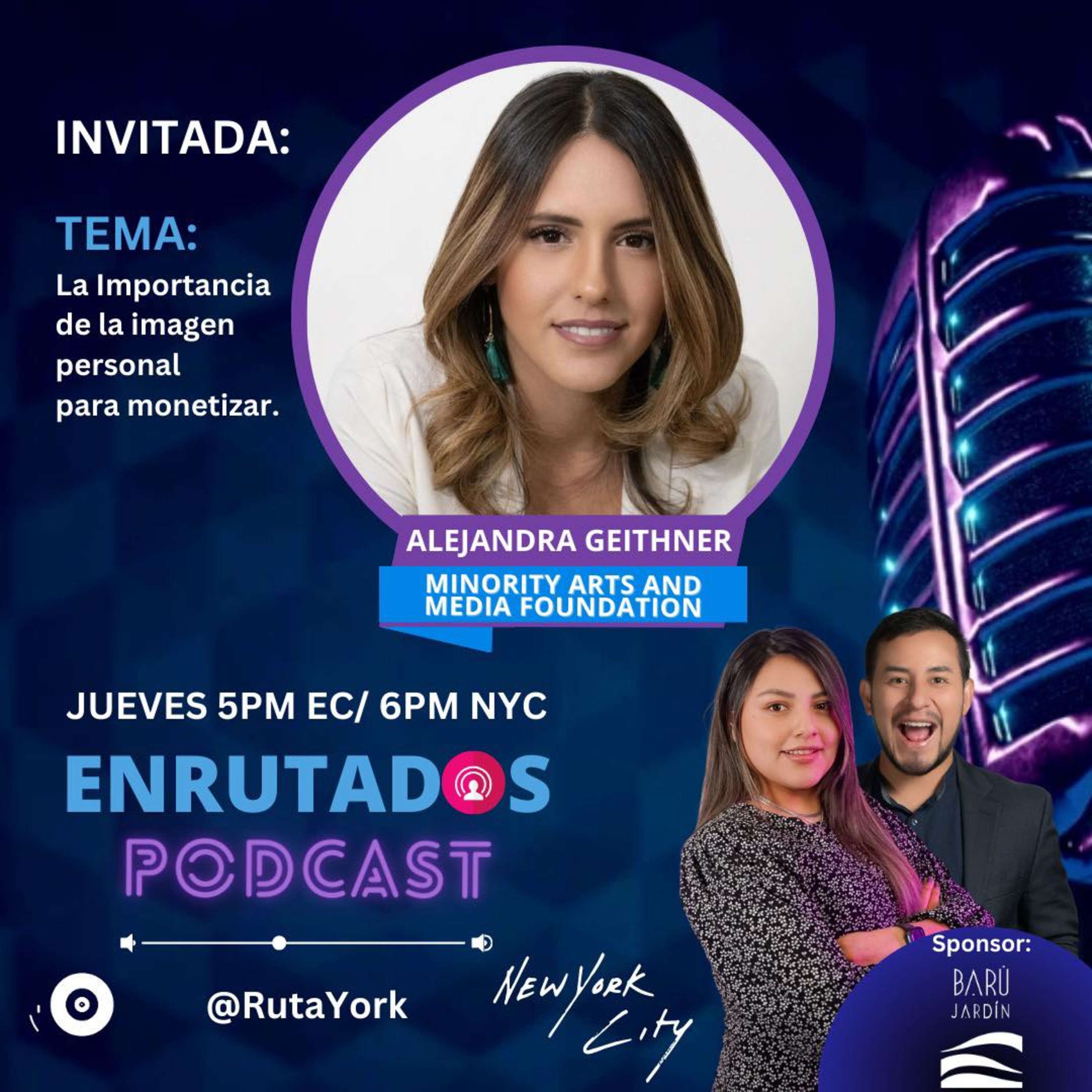 Alejandra Geithner - RutaYork - La imagen personal para poder monetizarlo. episode artwork