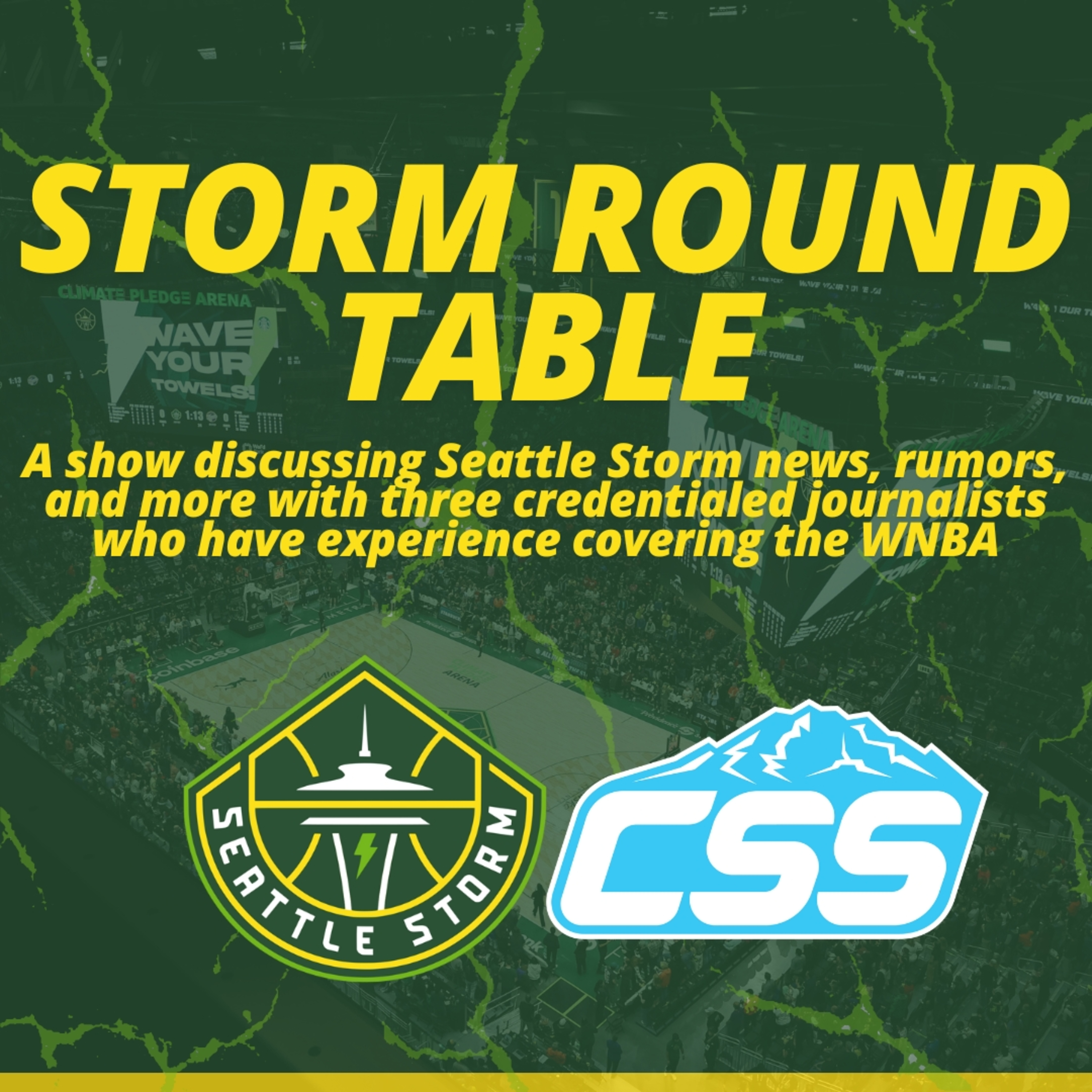 Episode 219: Storm Round Table - Coaching staff investigation, Jewell Loyd trade request, expansion draft episode artwork