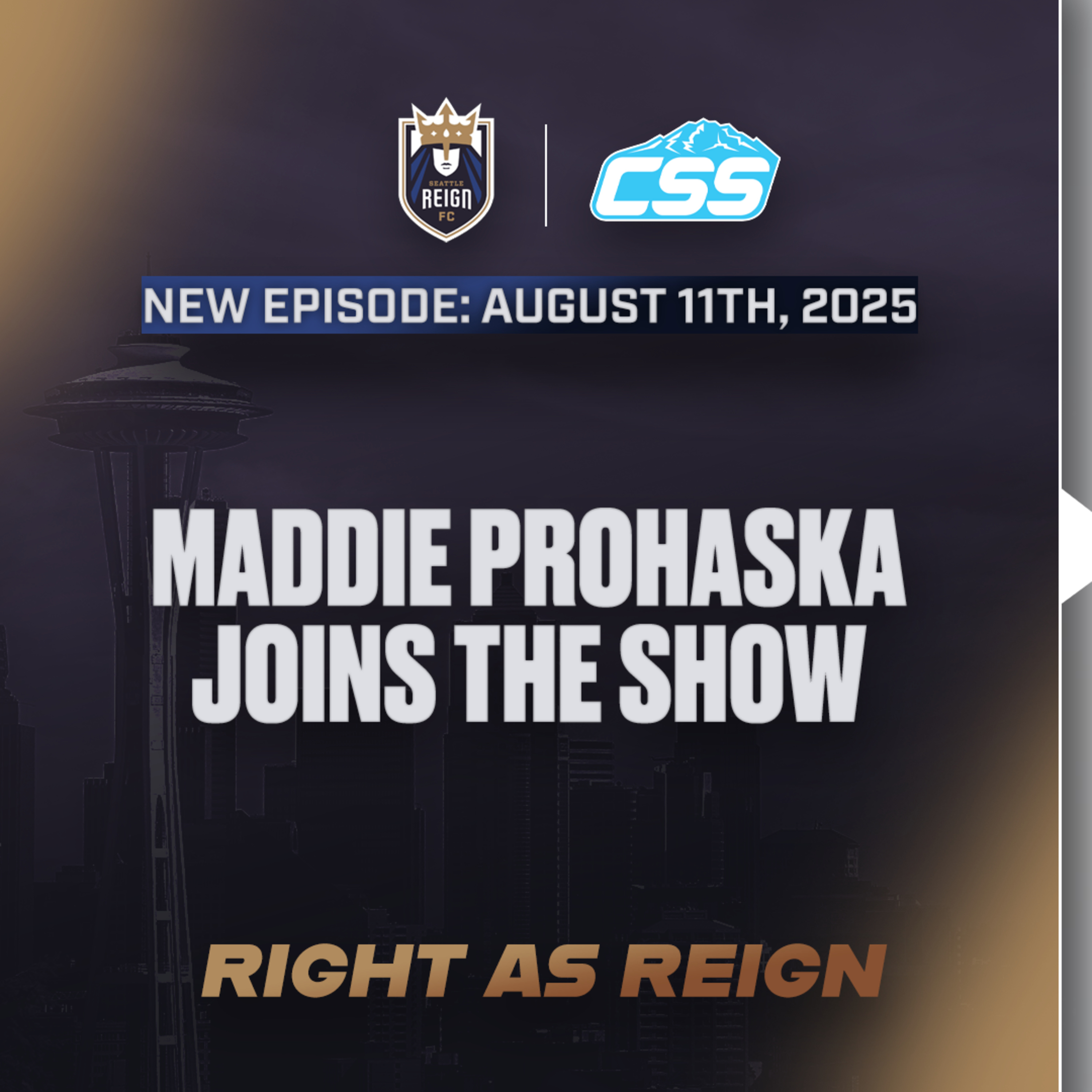 Episode 315: Maddie Prohaska talks the goalkeeper union, her role + more - Right as Reign, August 11th, 2025 episode artwork