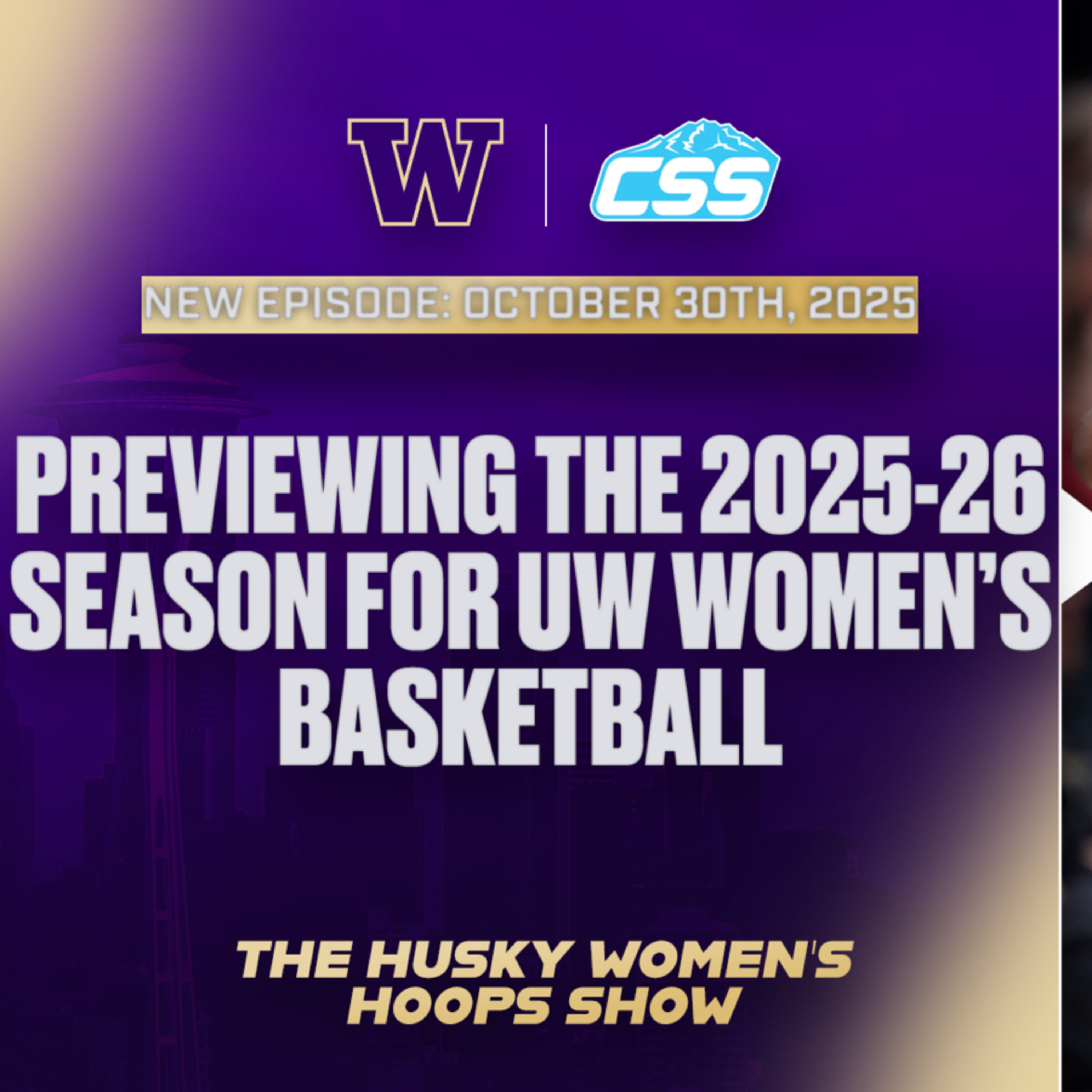 Episode 334: UW Women's basketball 2025-26 season preview - The Husky women's hoops show, October 30th, 2025 episode artwork