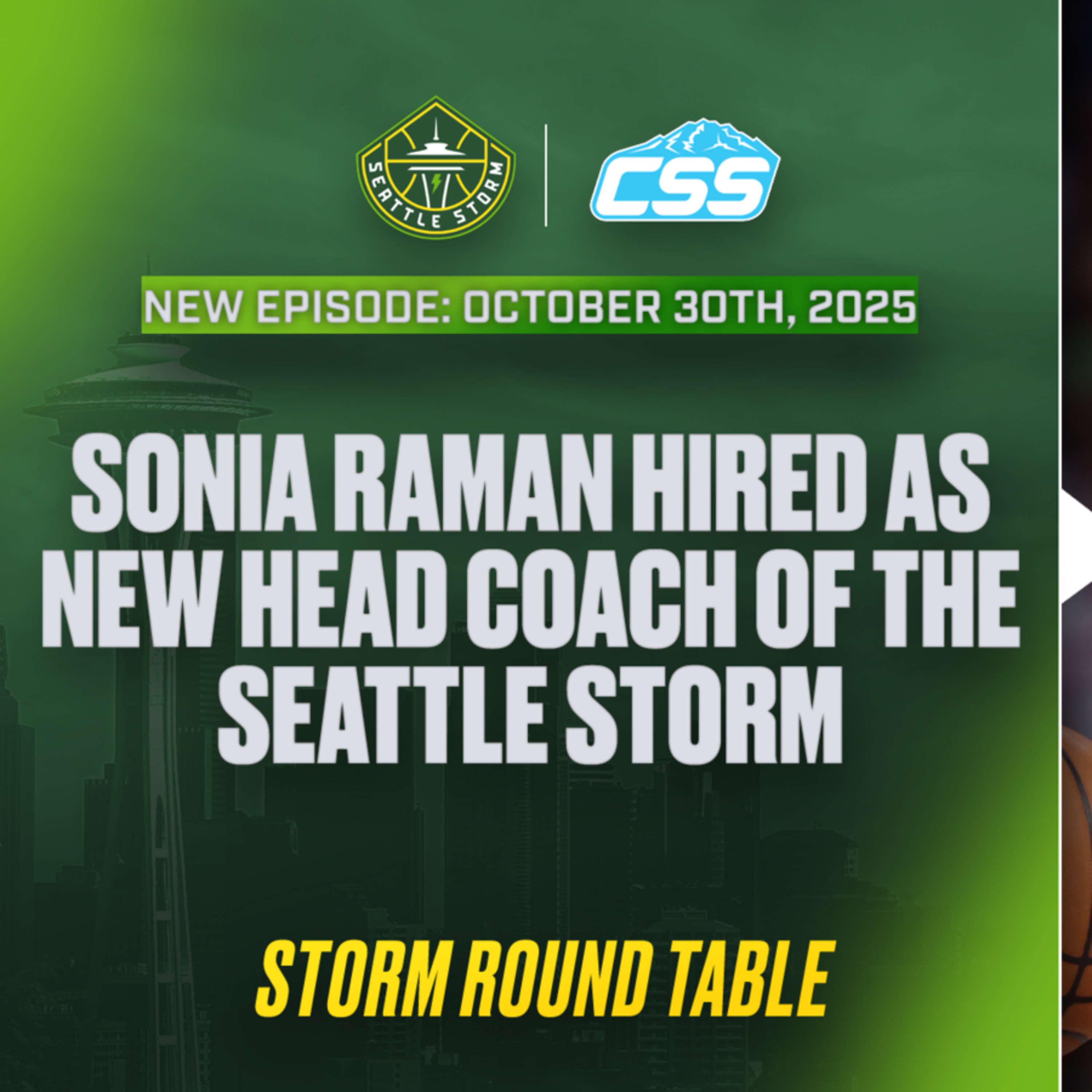 Episode 335: Storm hire Sonia Raman as their head coach, what's next? - Storm Round Table, October 30th, 2025 episode artwork