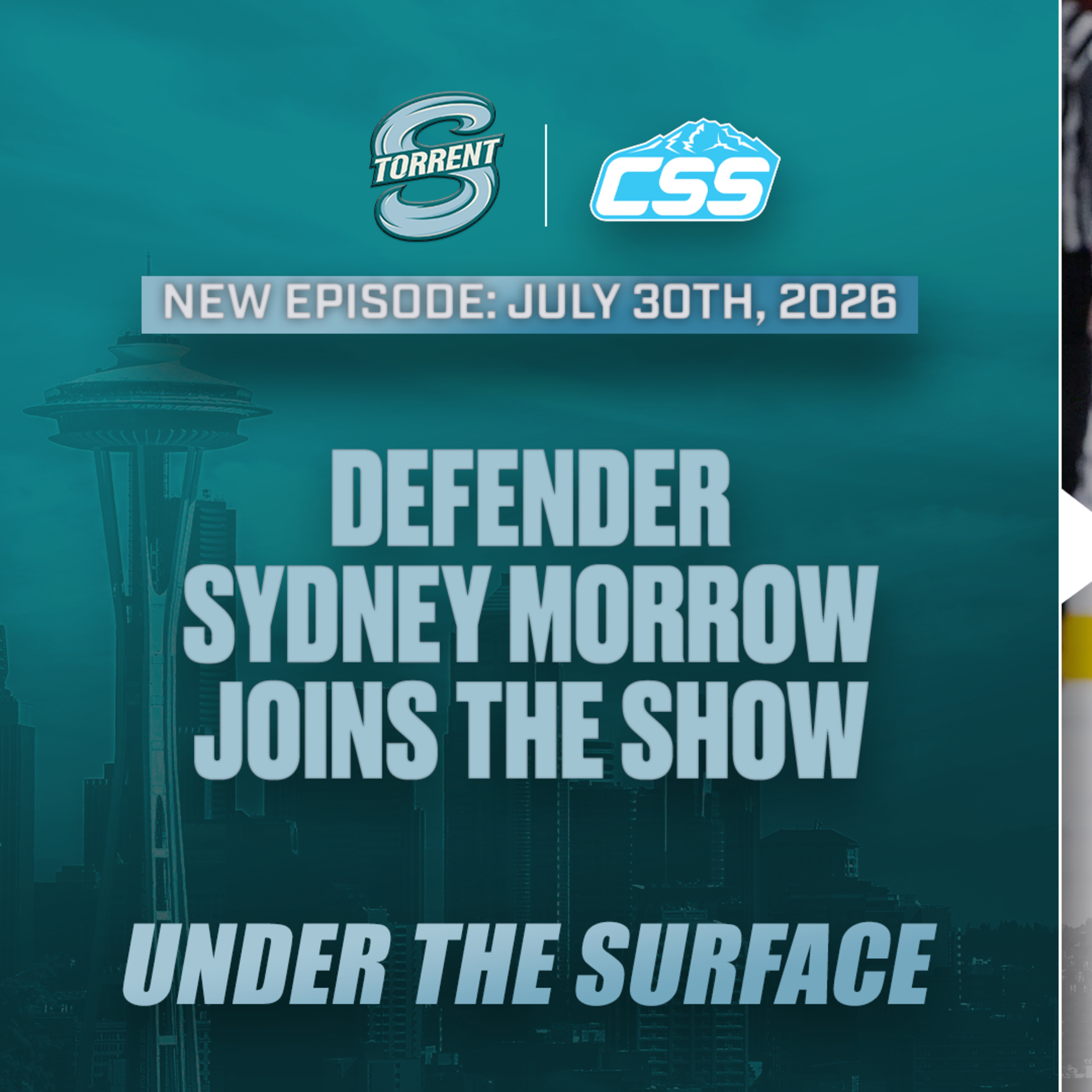 Episode 365: Sydney Morrow, Seattle Torrent draft pick, joins the show - Under the Surface, July 30th, 2026 episode artwork