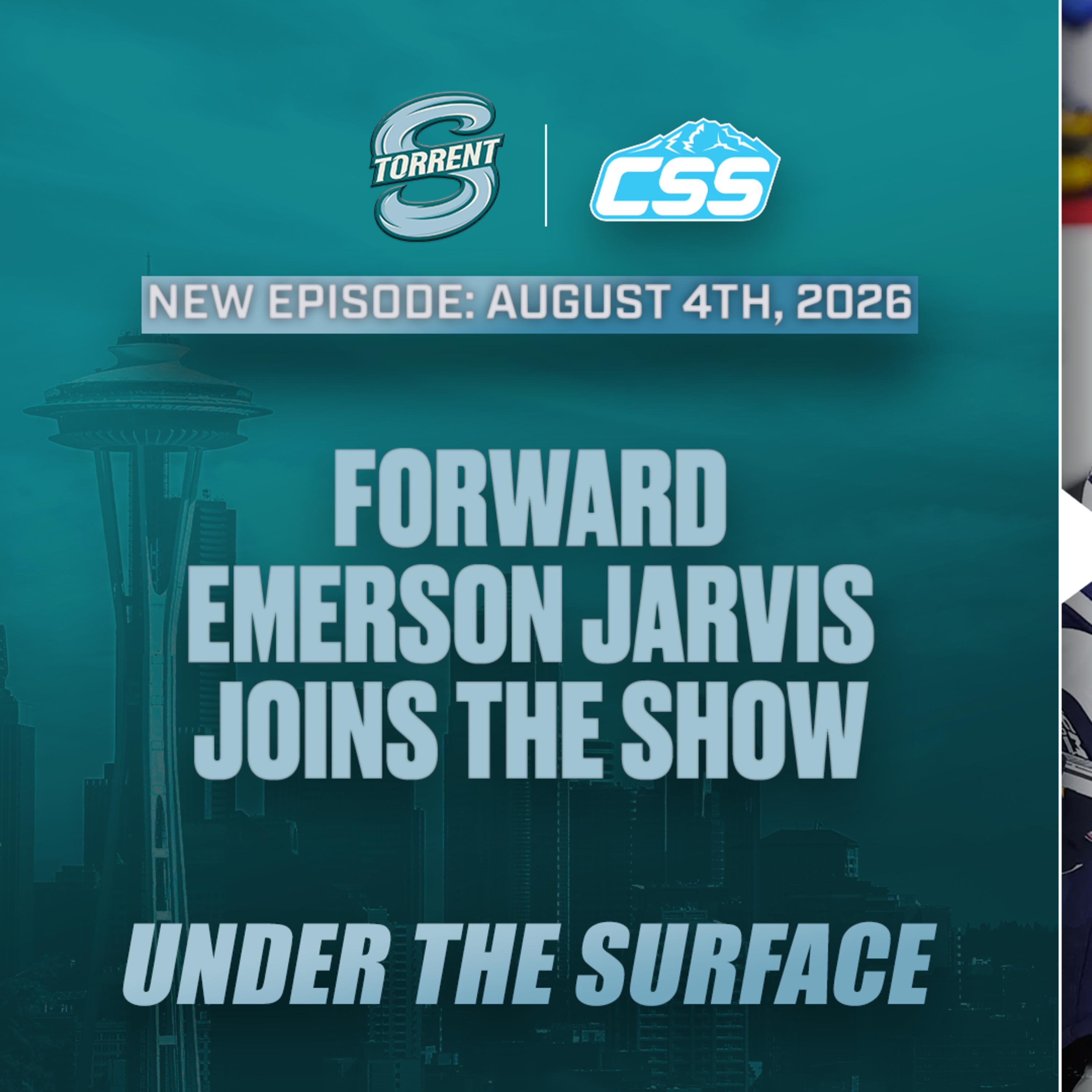 Episode 368: Emerson Jarvis, Seattle Torrent draft pick, joins the show - Under the Surface, August 4th, 2026 episode artwork
