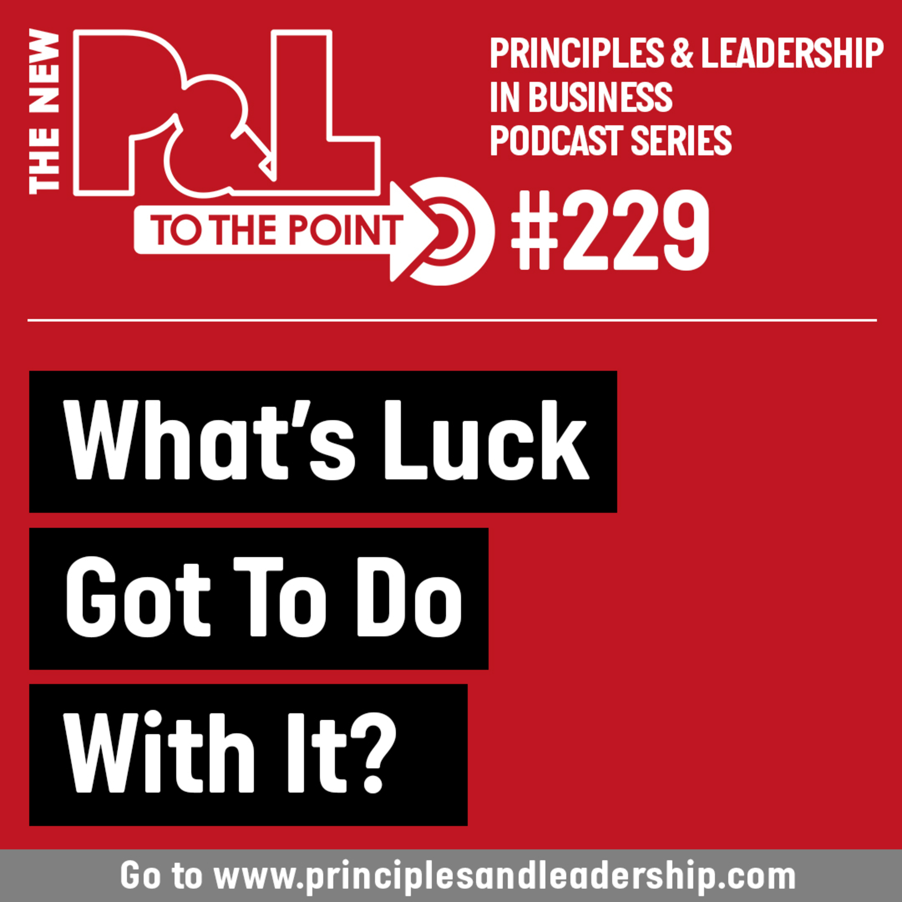 The New P&L TO THE POINT on What's Luck Got To Do With It