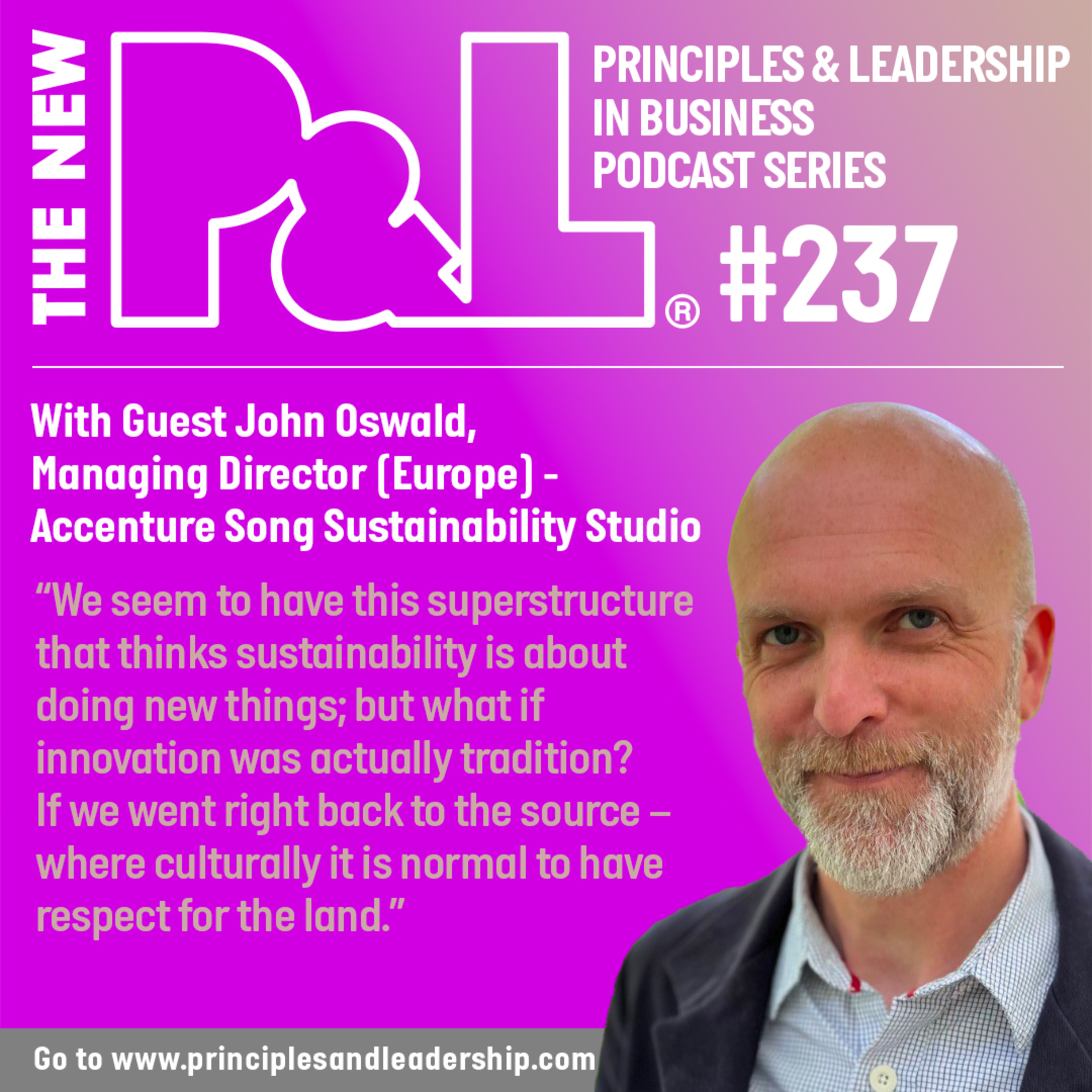 The New P&L speaks to John Oswald, Managing Director (Europe) Accenture Song Sustainability Studio