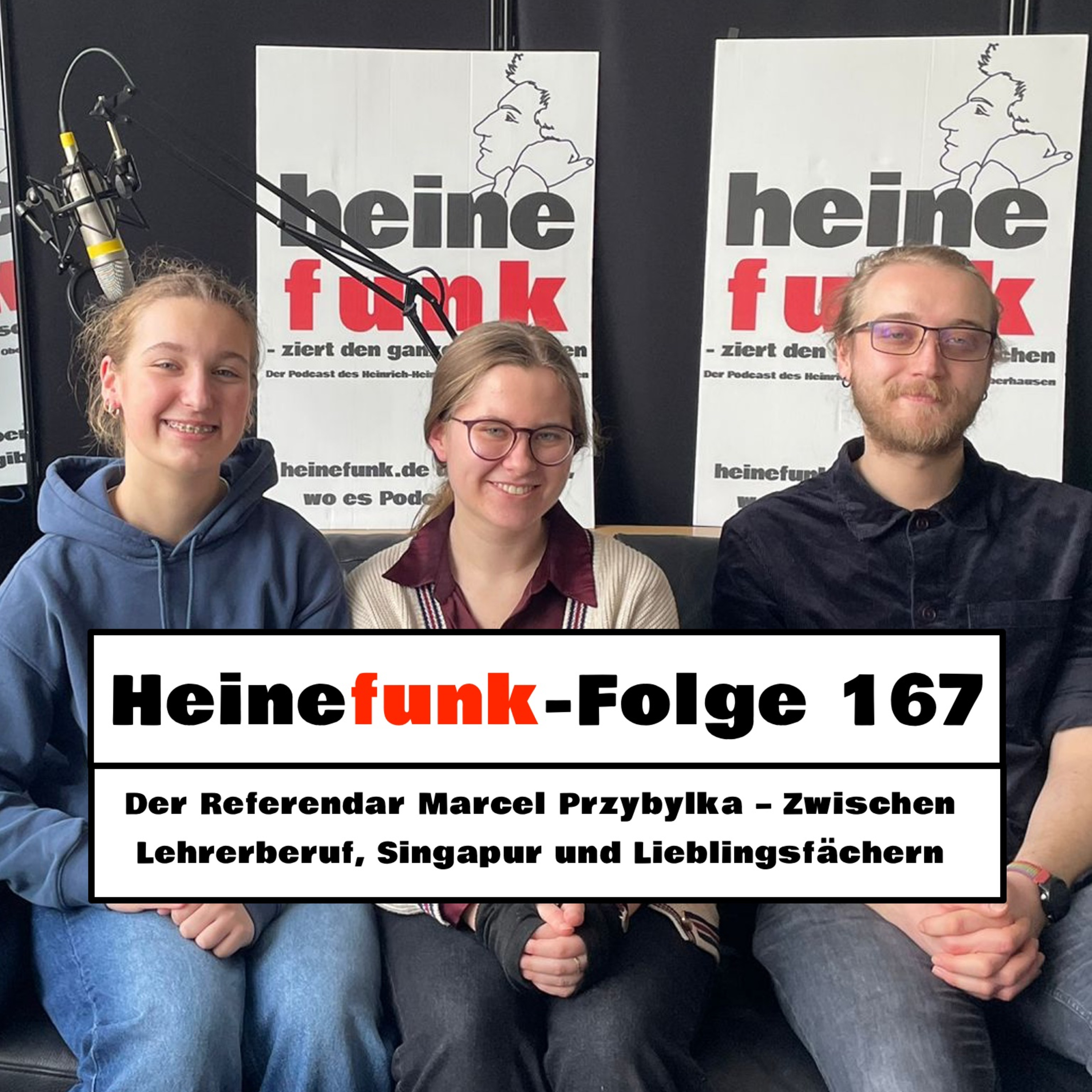 Heinefunk-Folge 167: Der Referendar Marcel Przybylka – Zwischen Lehrerberuf, Singapur und Lieblingsfächern episode artwork