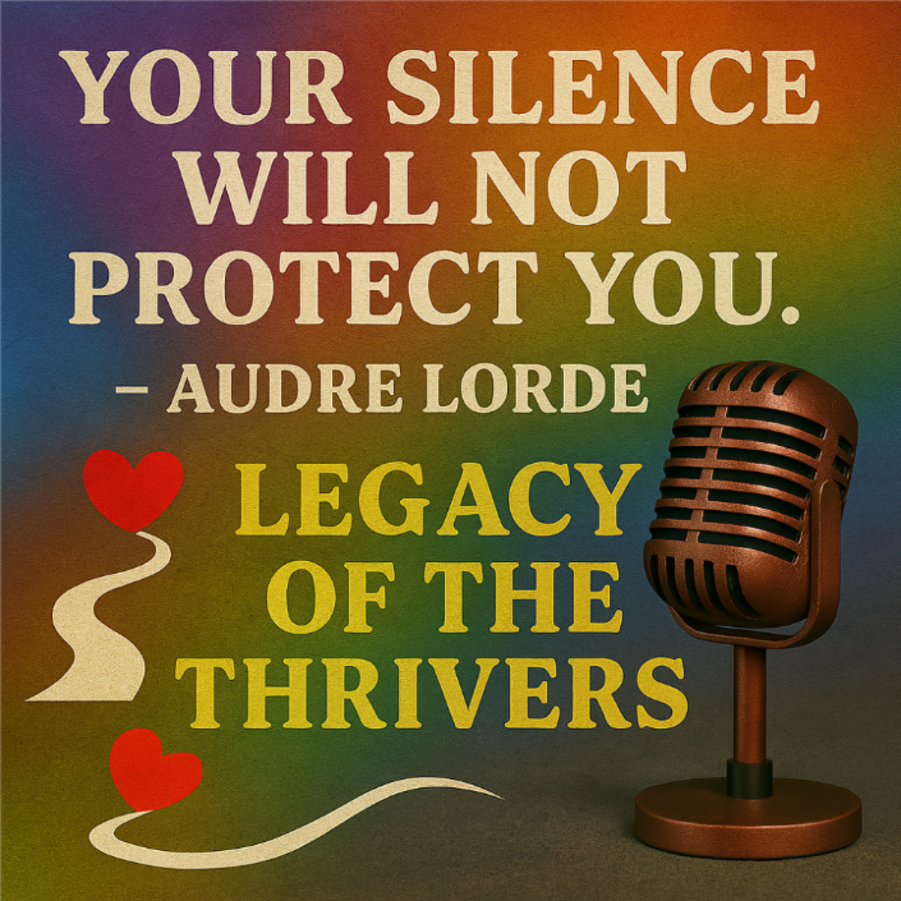 “Your silence will not protect you.” Audre Lorde Legacy of The Thrivers  episode artwork