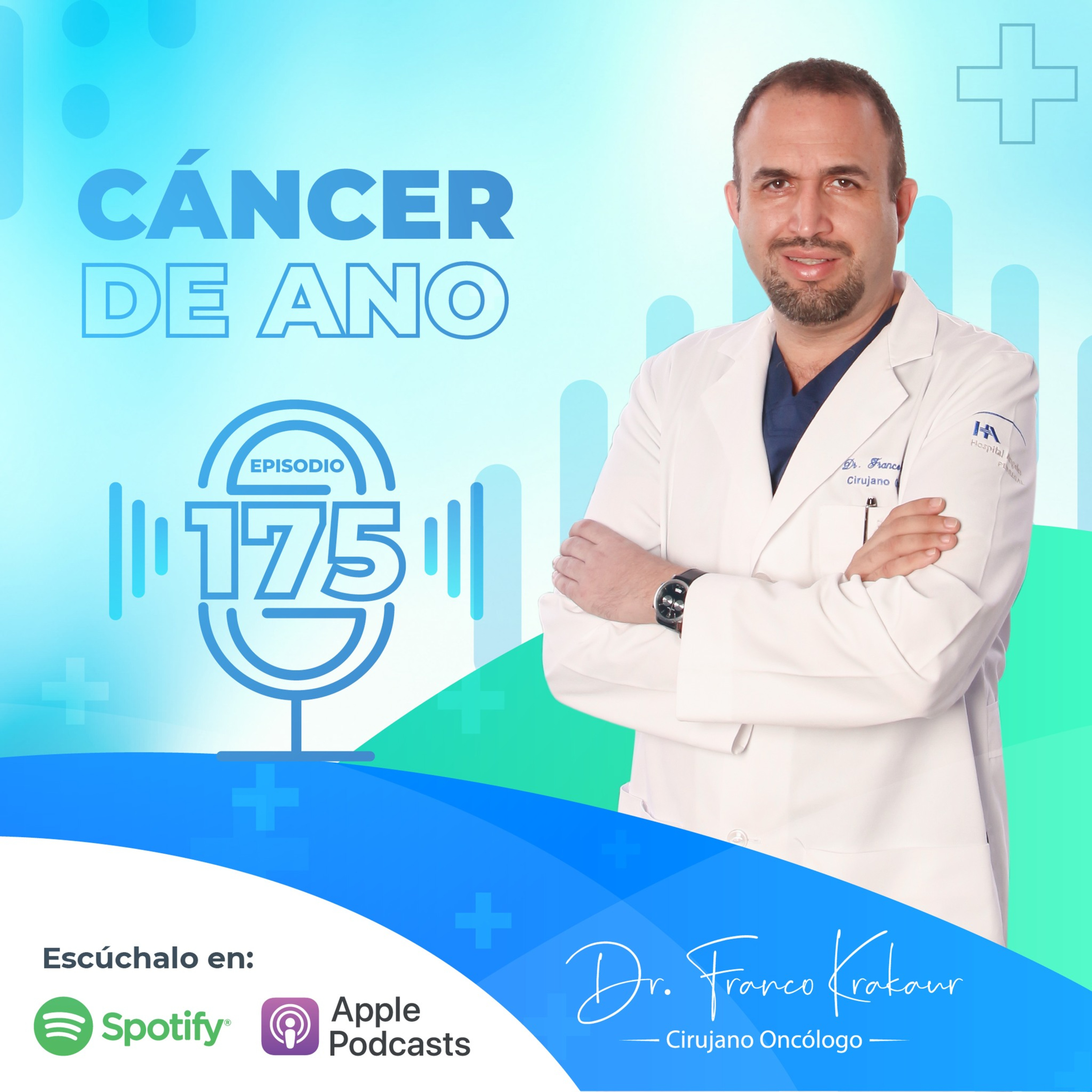 Cáncer De Ano / Episodio # 175 / Dr. Franco Krakaur / Cirujano Oncólogo episode artwork