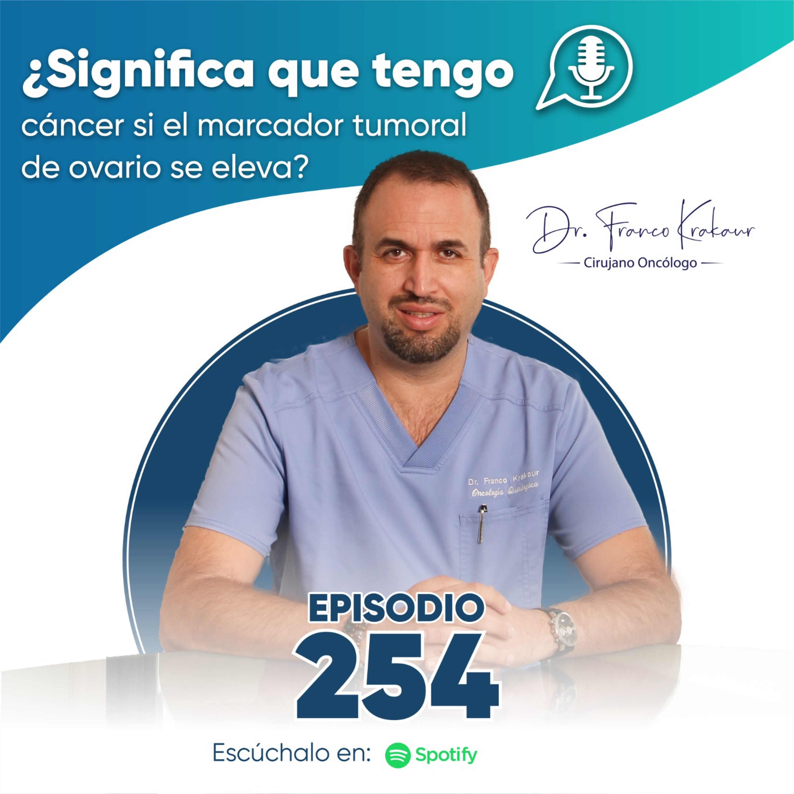¿Significa Que Tengo Cáncer Si El Marcador Tumoral De Ovario Se Eleva? | Episodio #254 | Dr. Franco Krakaur episode artwork