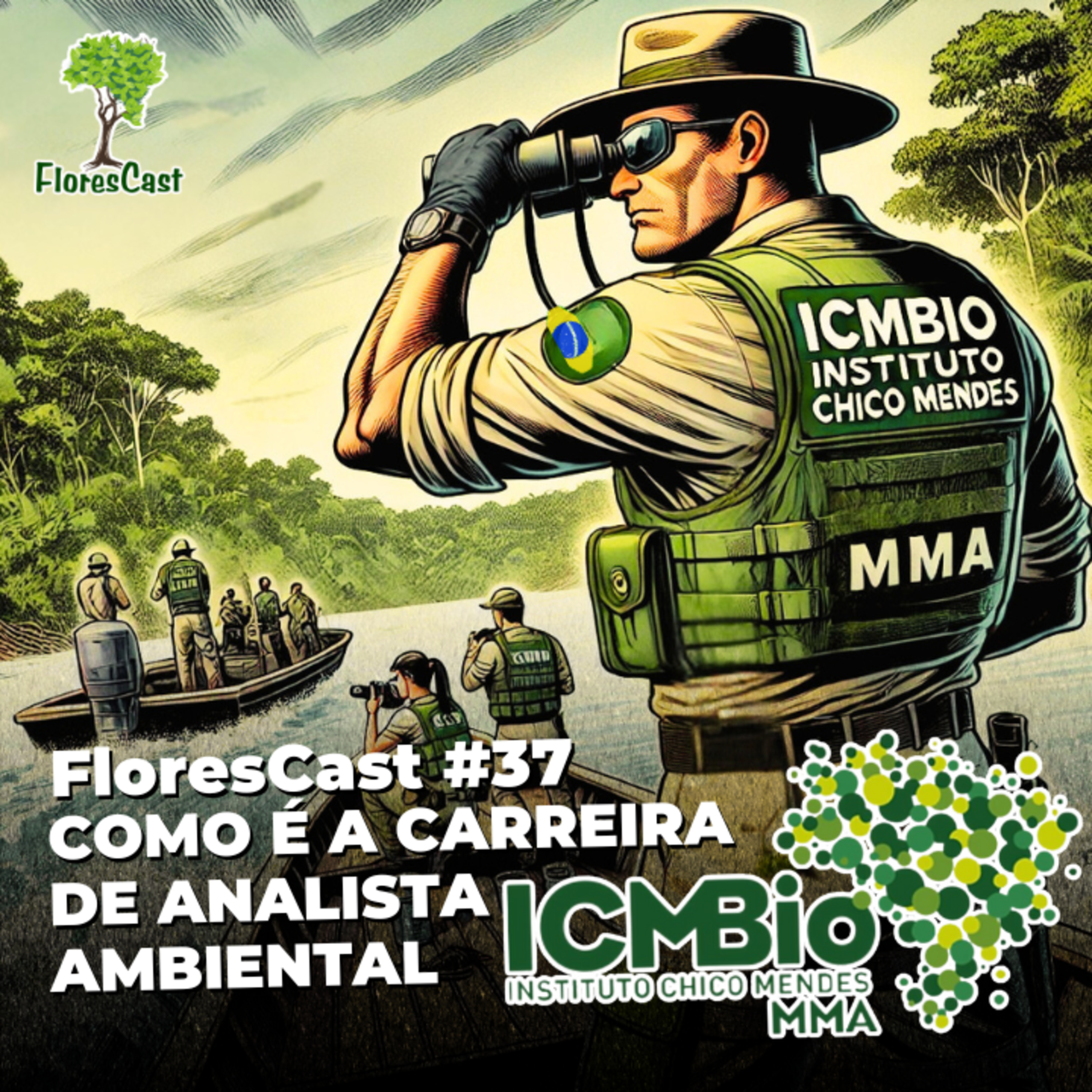FloresCast #37 - Como é a carreira de Analista Ambiental do ICMBIO