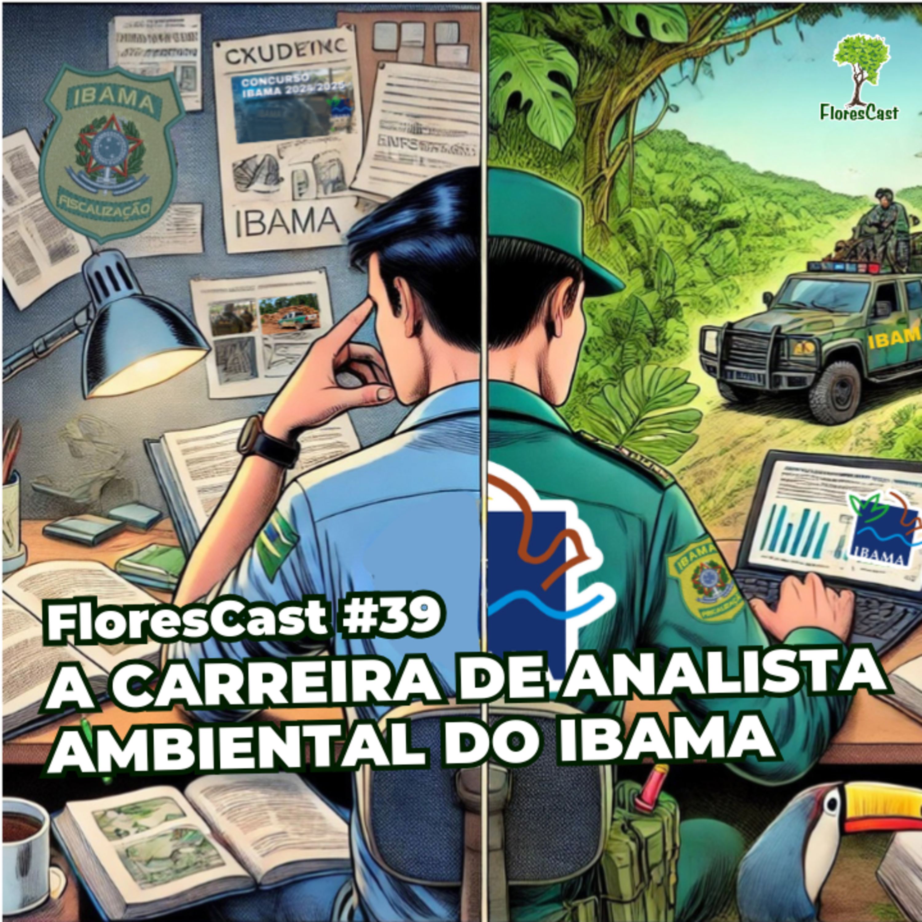 FloresCast #39 - Como é a carreira de Analista Ambiental do IBAMA