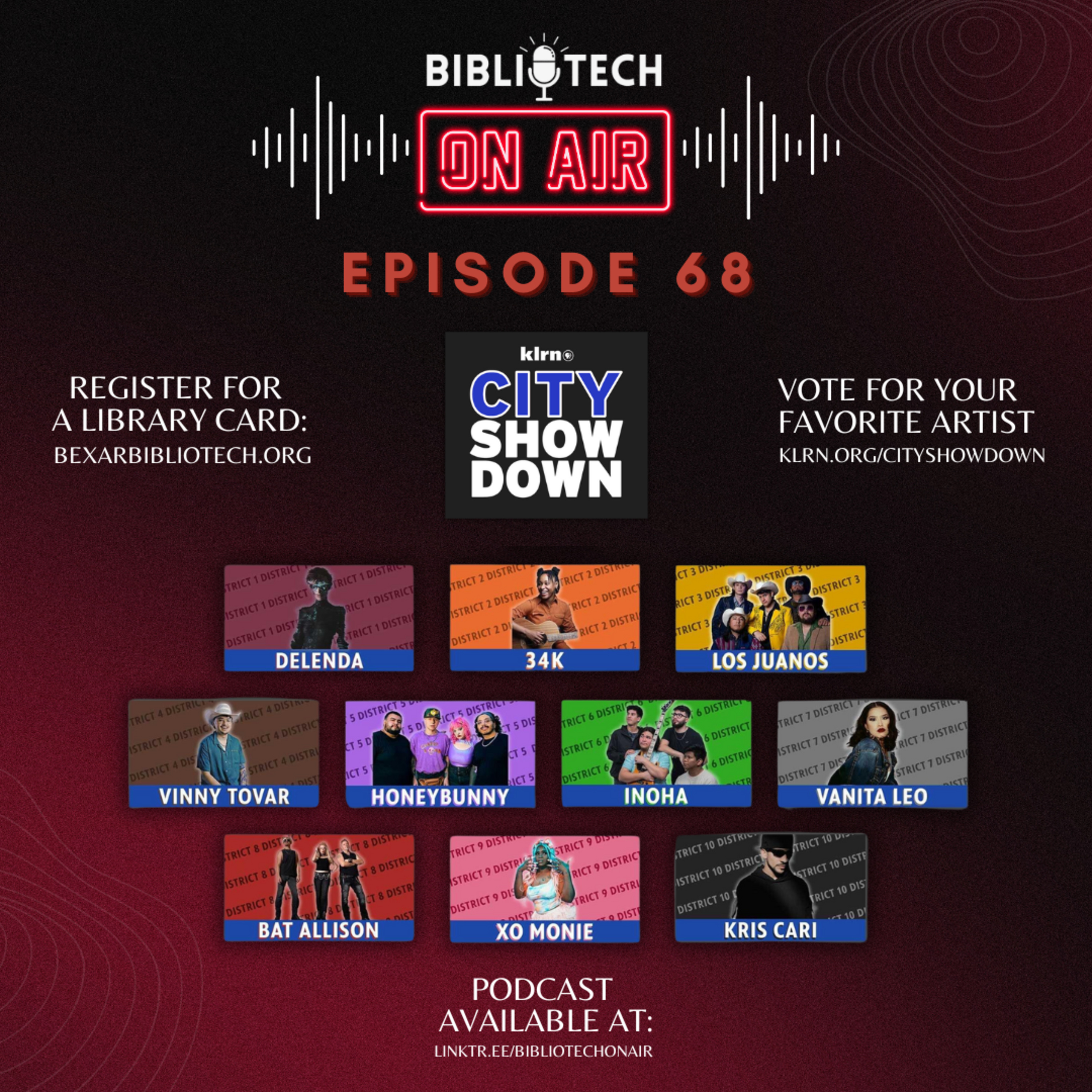  BiblioTech: On Air - Episode 68 - KLRN - City Showdown episode artwork