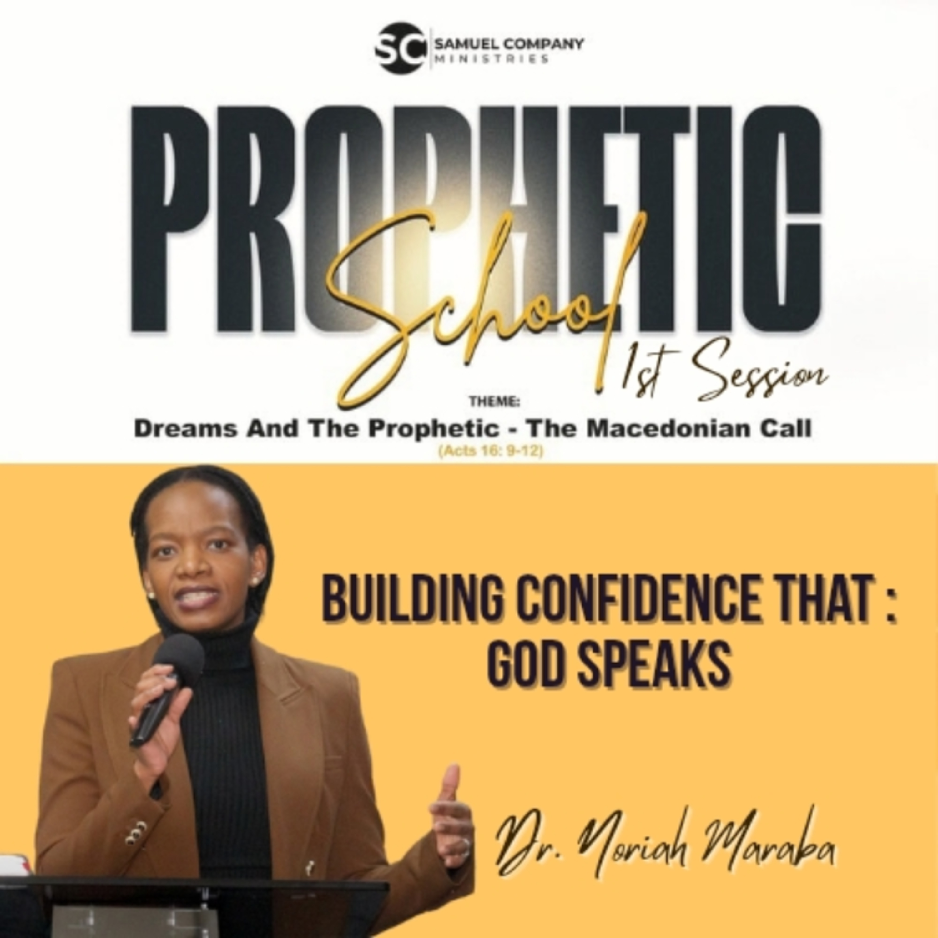Building Confidence that: God Speaks | Teaching | 1st Session Prophetic School (2025.08.09)