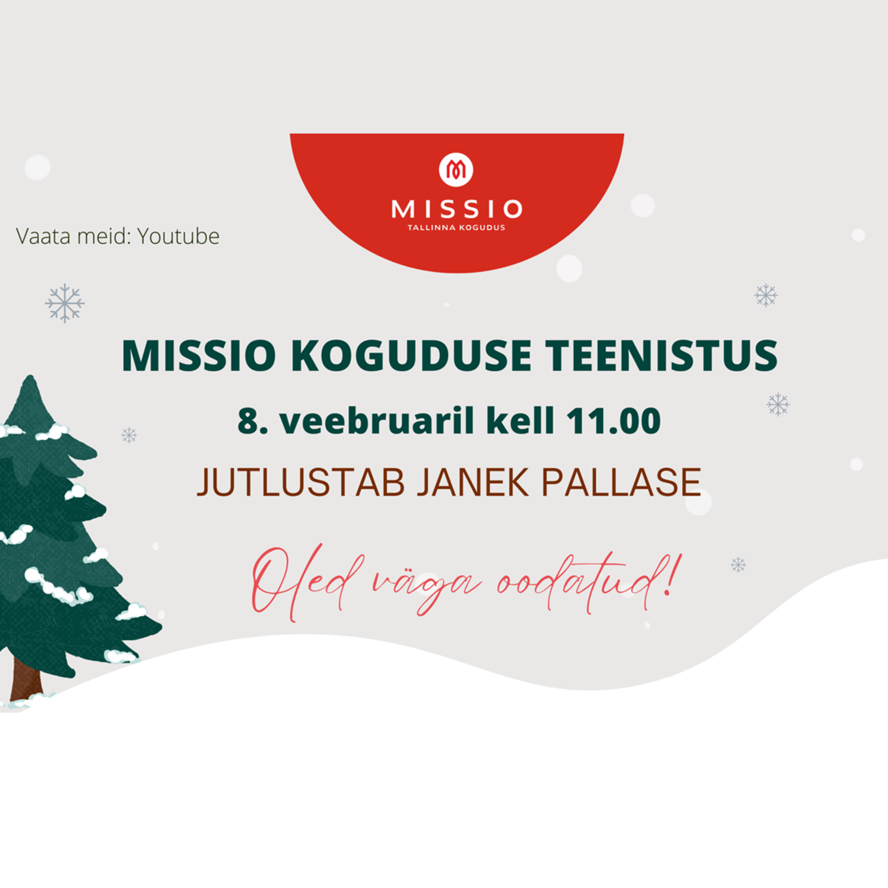 Jumalateenistus 08. 02. 2026