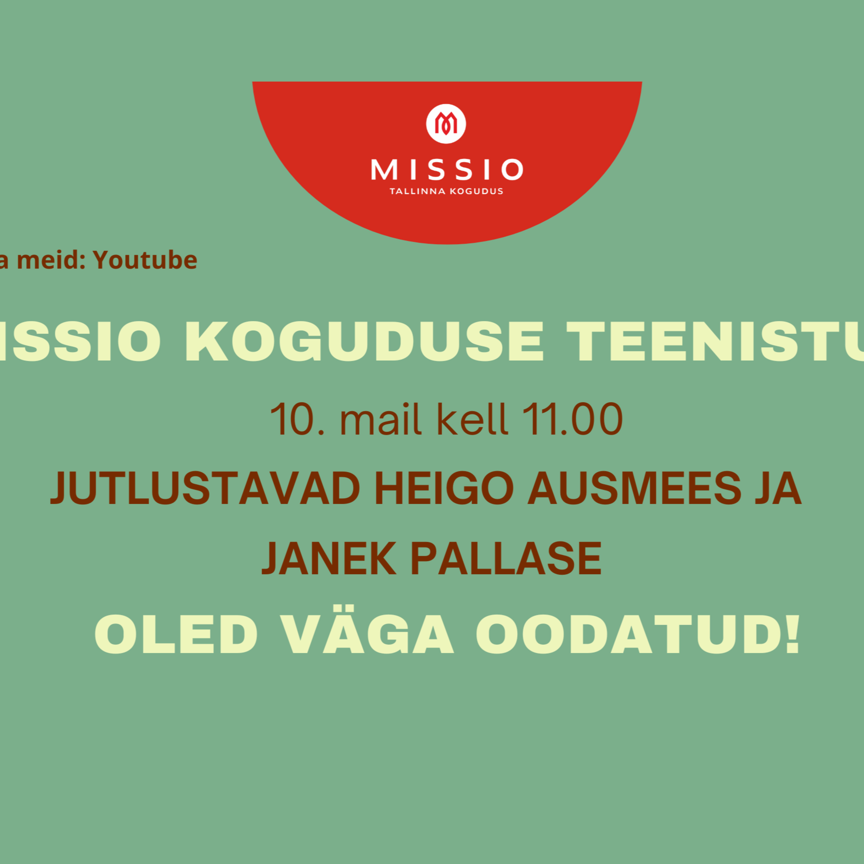 Jumalateenistus 10.05.2026