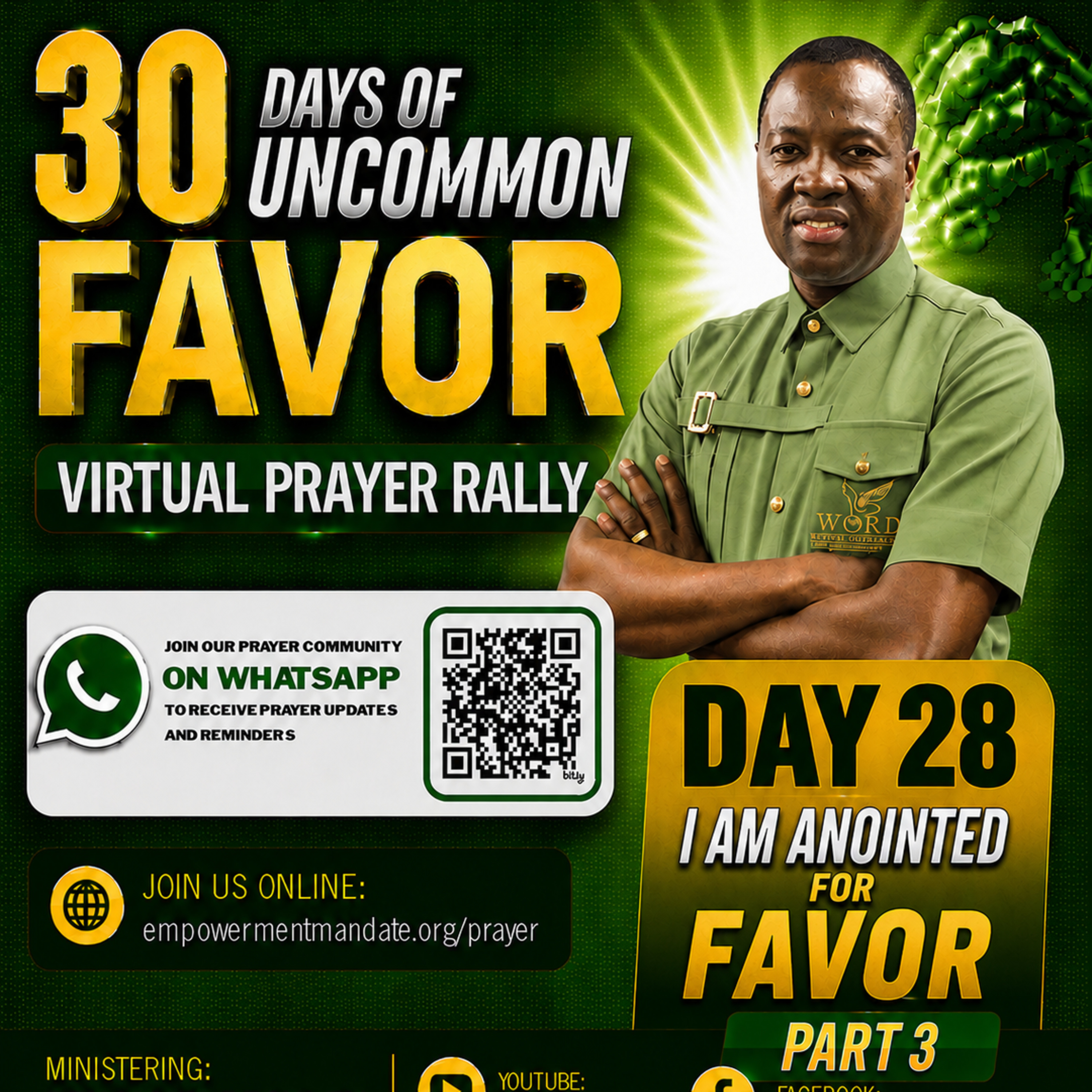 30 DAYS OF UNCOMMON FAVOR VIRTUAL PRAYER RALLY - Day 28 episode artwork