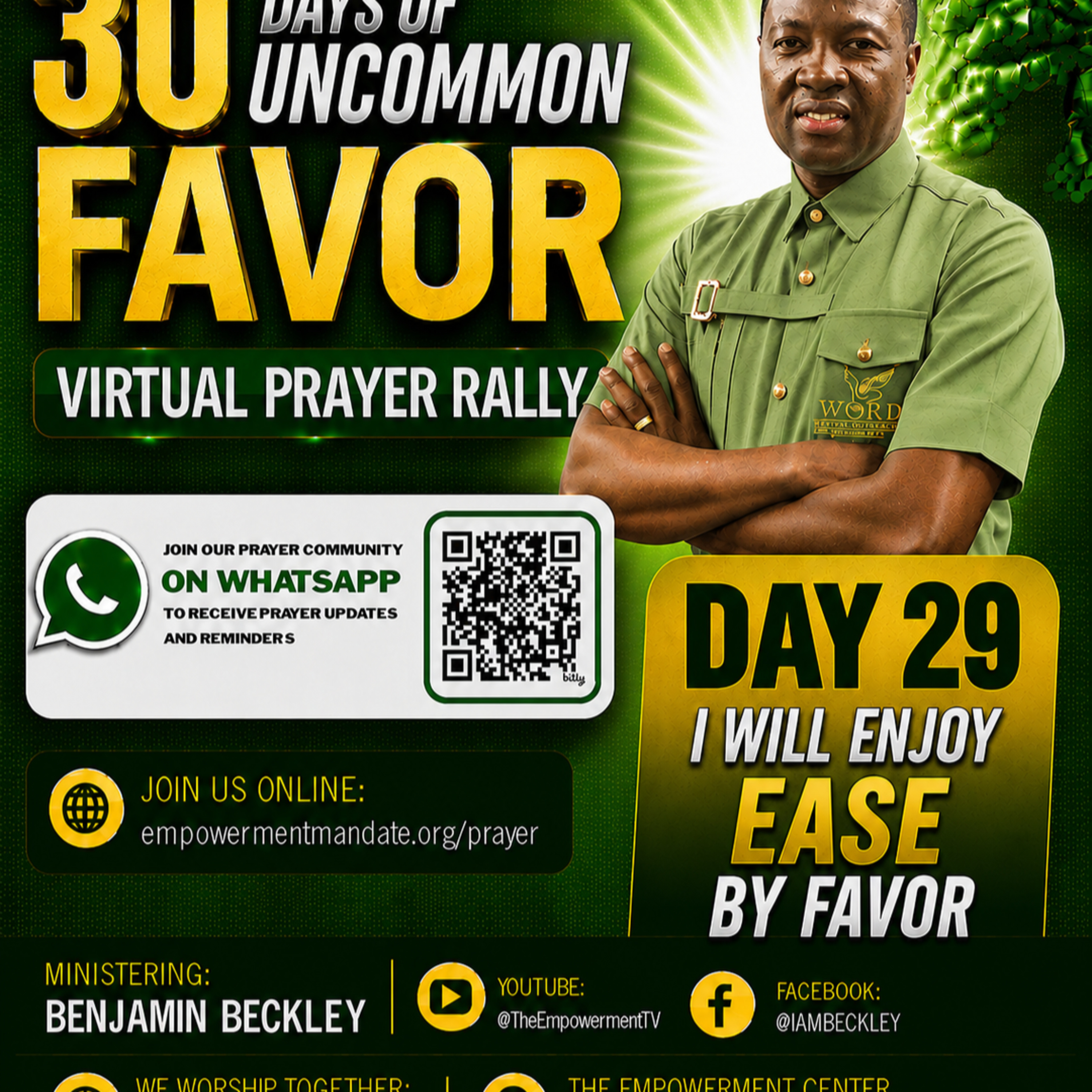 30 DAYS OF UNCOMMON FAVOR VIRTUAL PRAYER RALLY - Day 29 episode artwork
