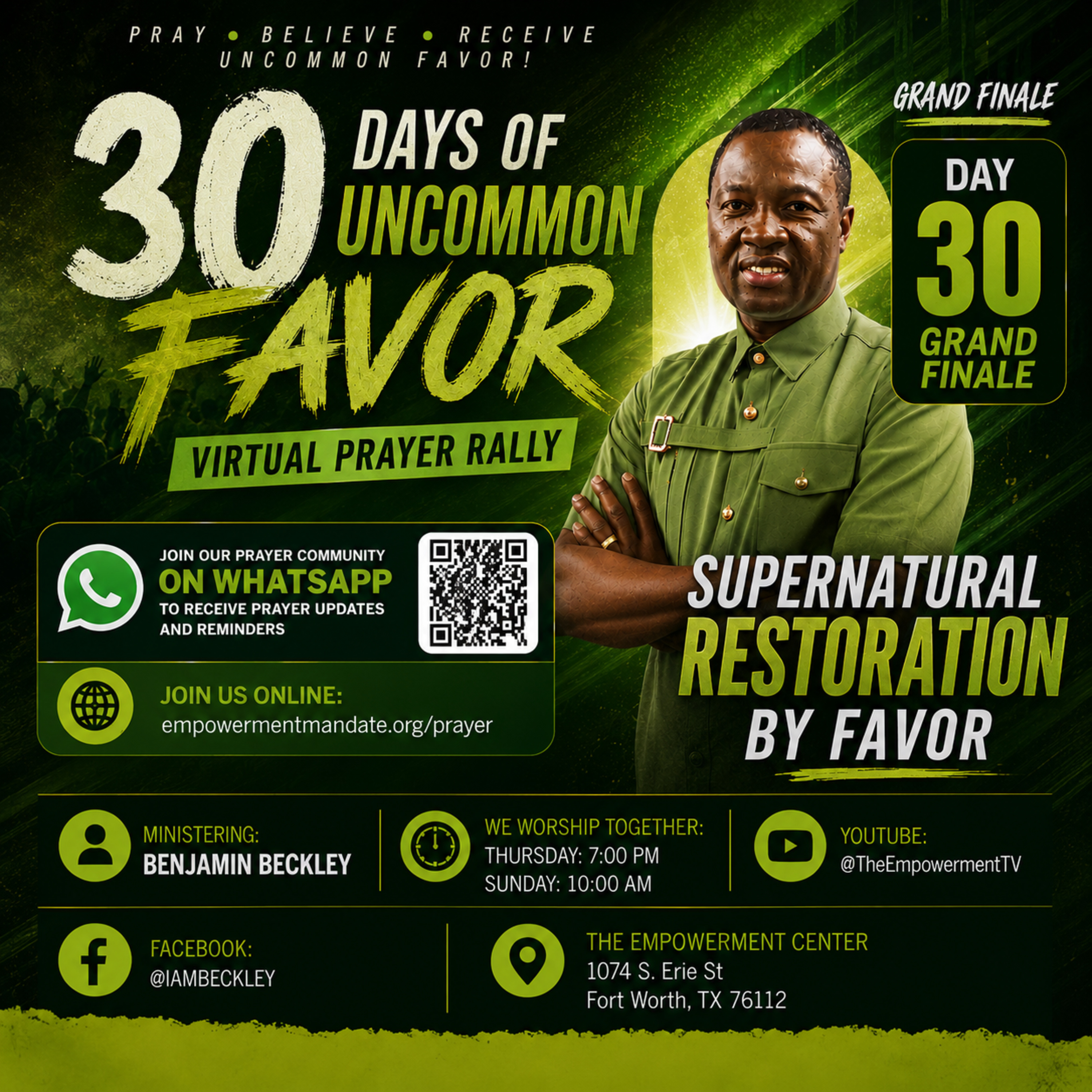 30 DAYS OF UNCOMMON FAVOR VIRTUAL PRAYER RALLY - Day 30 - GRAND FINALE episode artwork