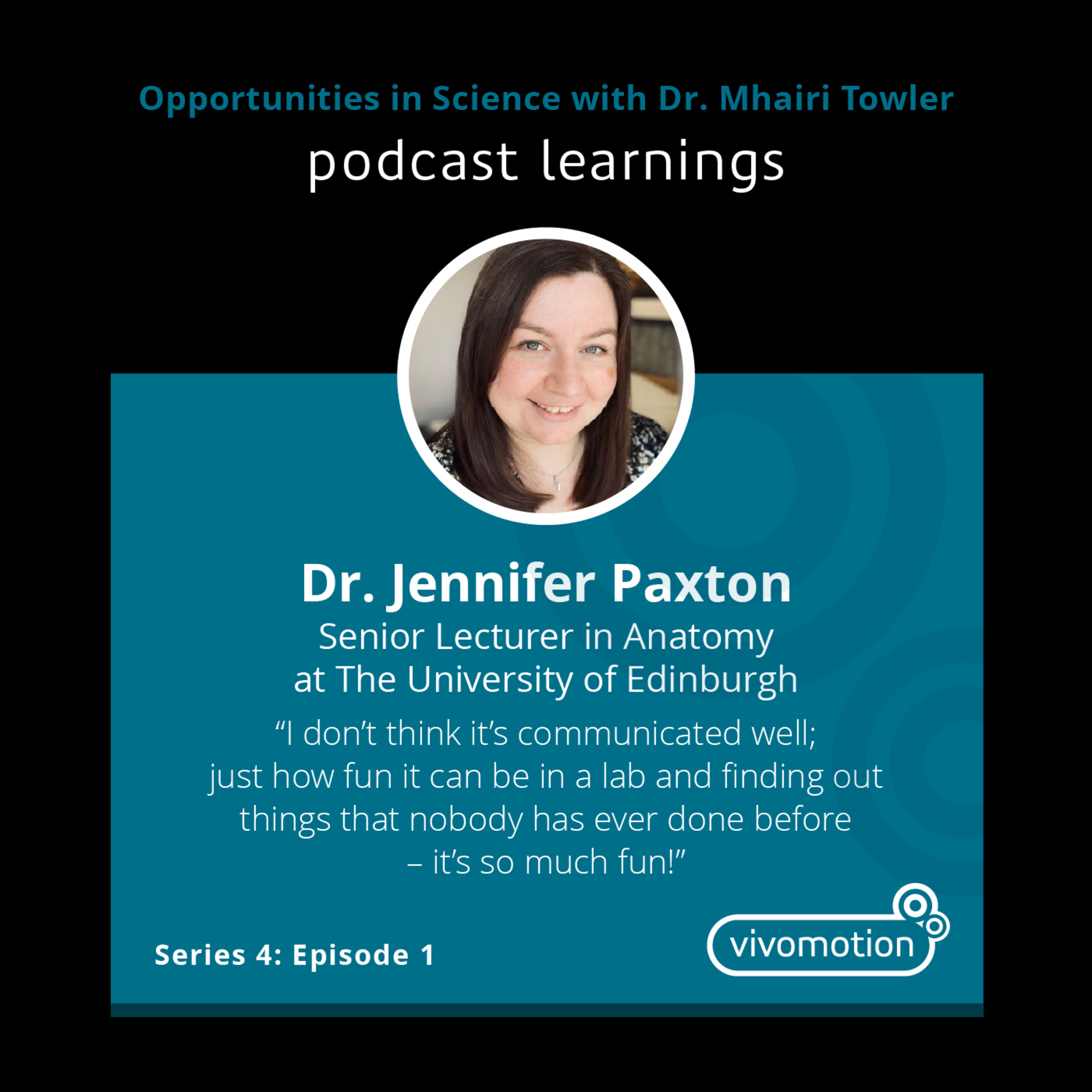 Opportunities in Science with Dr Mhairi Towler