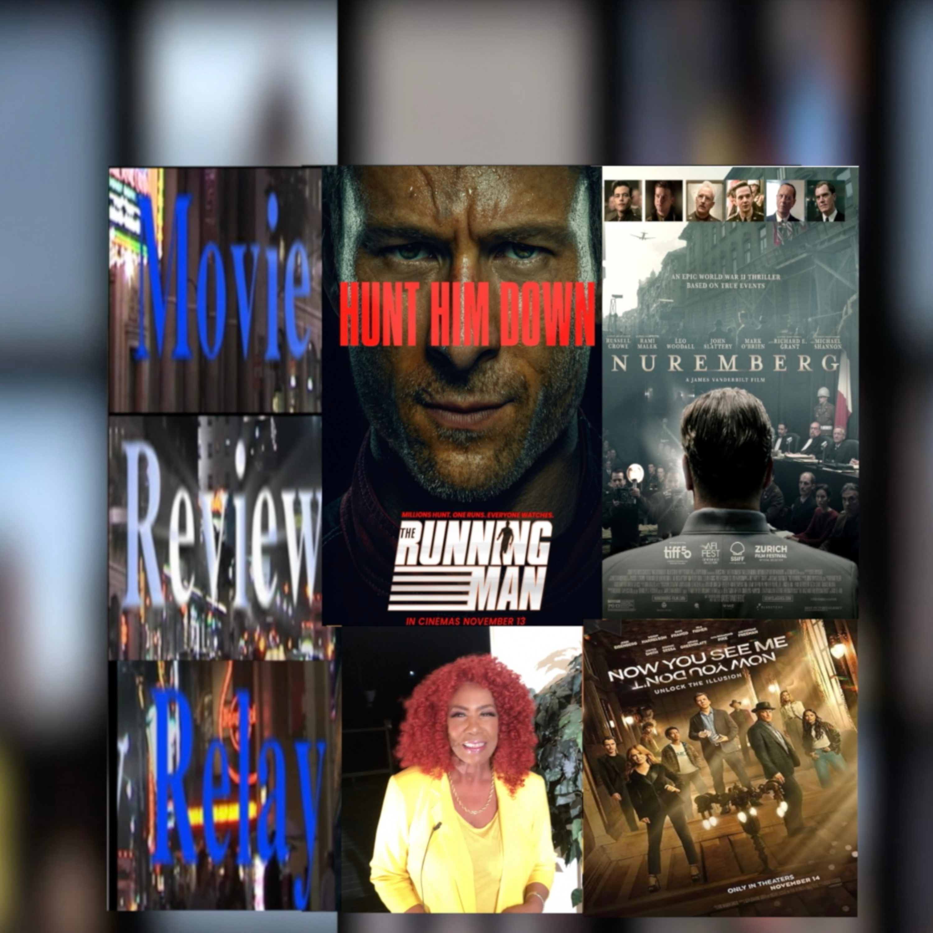 The Running Man, Nuremberg, Now You See Me Great Film Choices MovieReviewRelay episode artwork