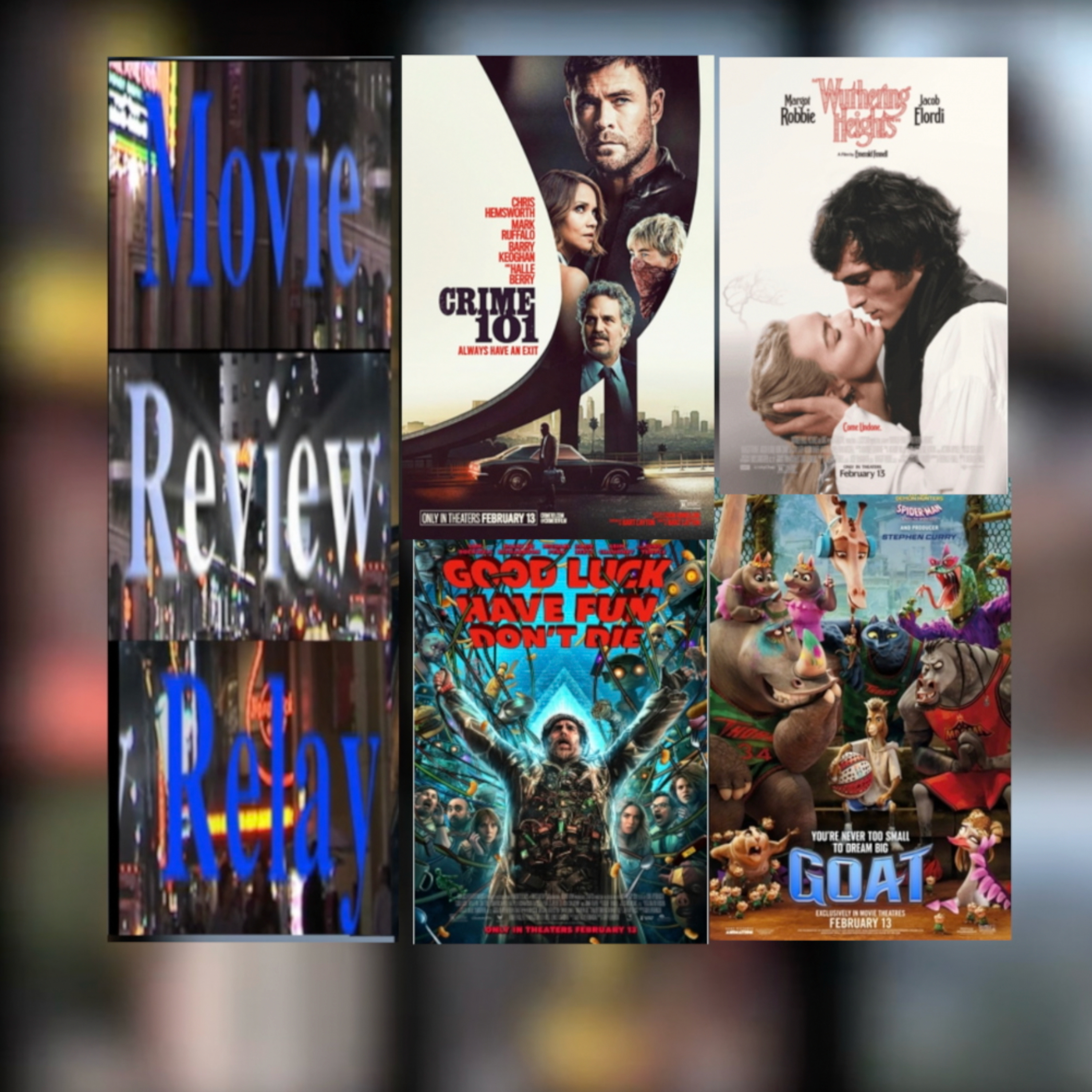 Margot Robbie, Chris Hemsworth,, Sam Rockwell Send You Valentines MovieReviewRelay episode artwork