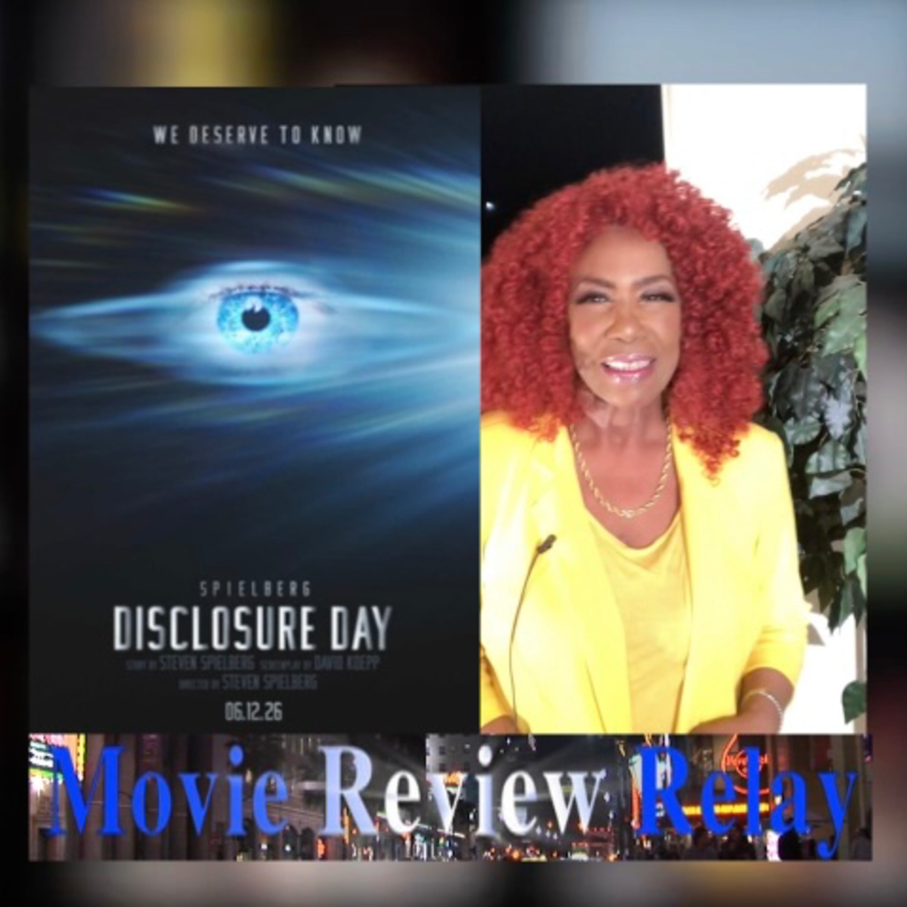 DisclosureDay, StevenSpielberg, EmilyBlunt, Shine Moviereviewrelay episode artwork