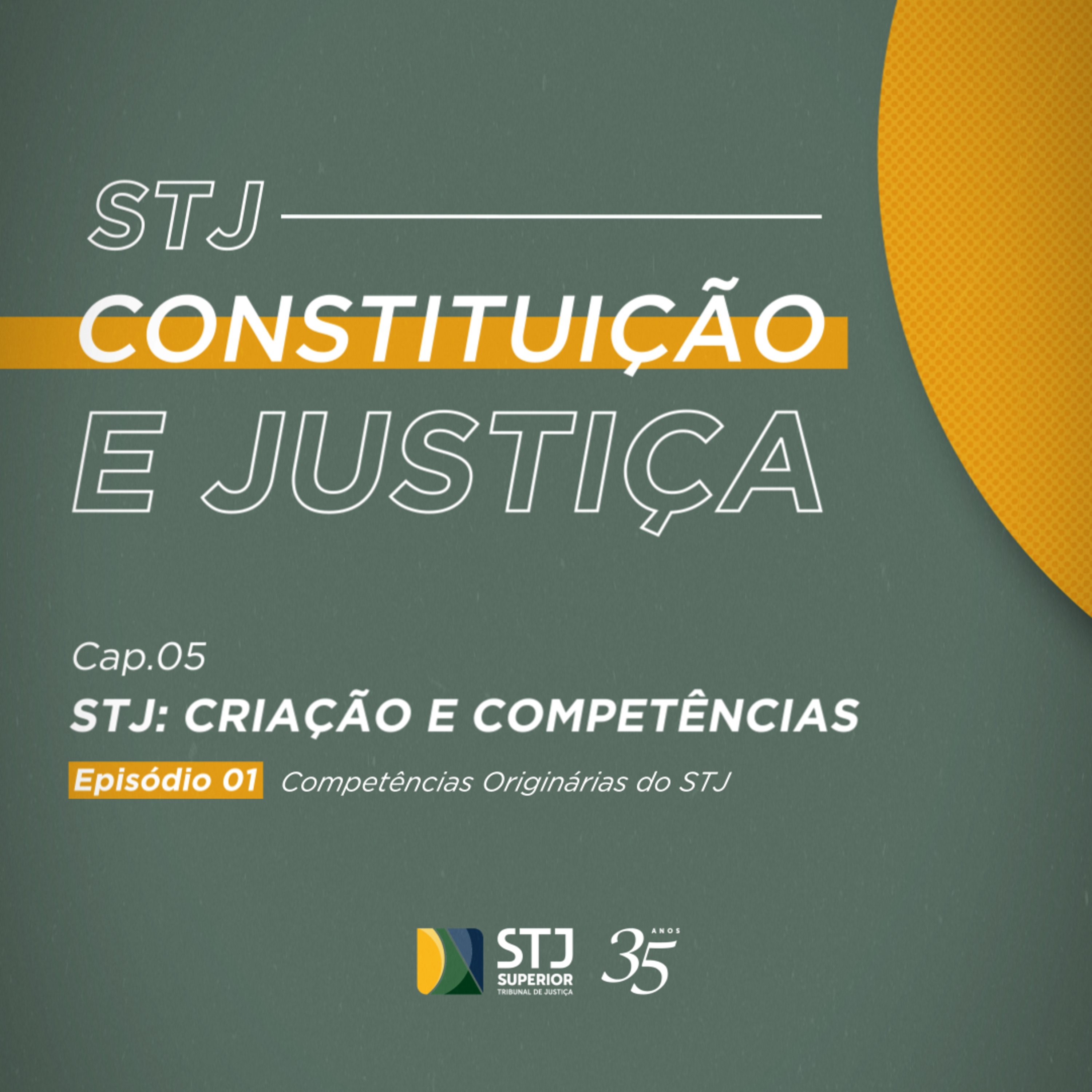 Cap.5 Ep.1 STJ: Criação e Competências - Competências Originárias do STJ episode artwork