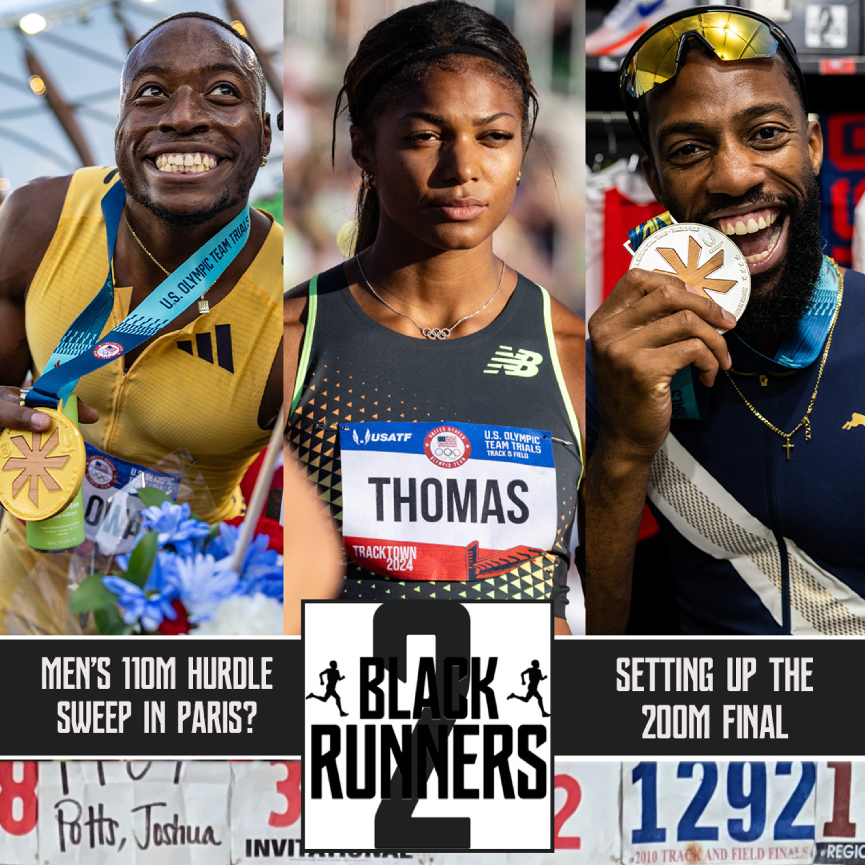 US Men's 110m Hurdle Sweep in Paris?? | Setting up 200m Finals | Bittersweet for High Schoolers | Grant Holloway, Gabby Thomas, Freddie Crittenden, Vance Nillsion