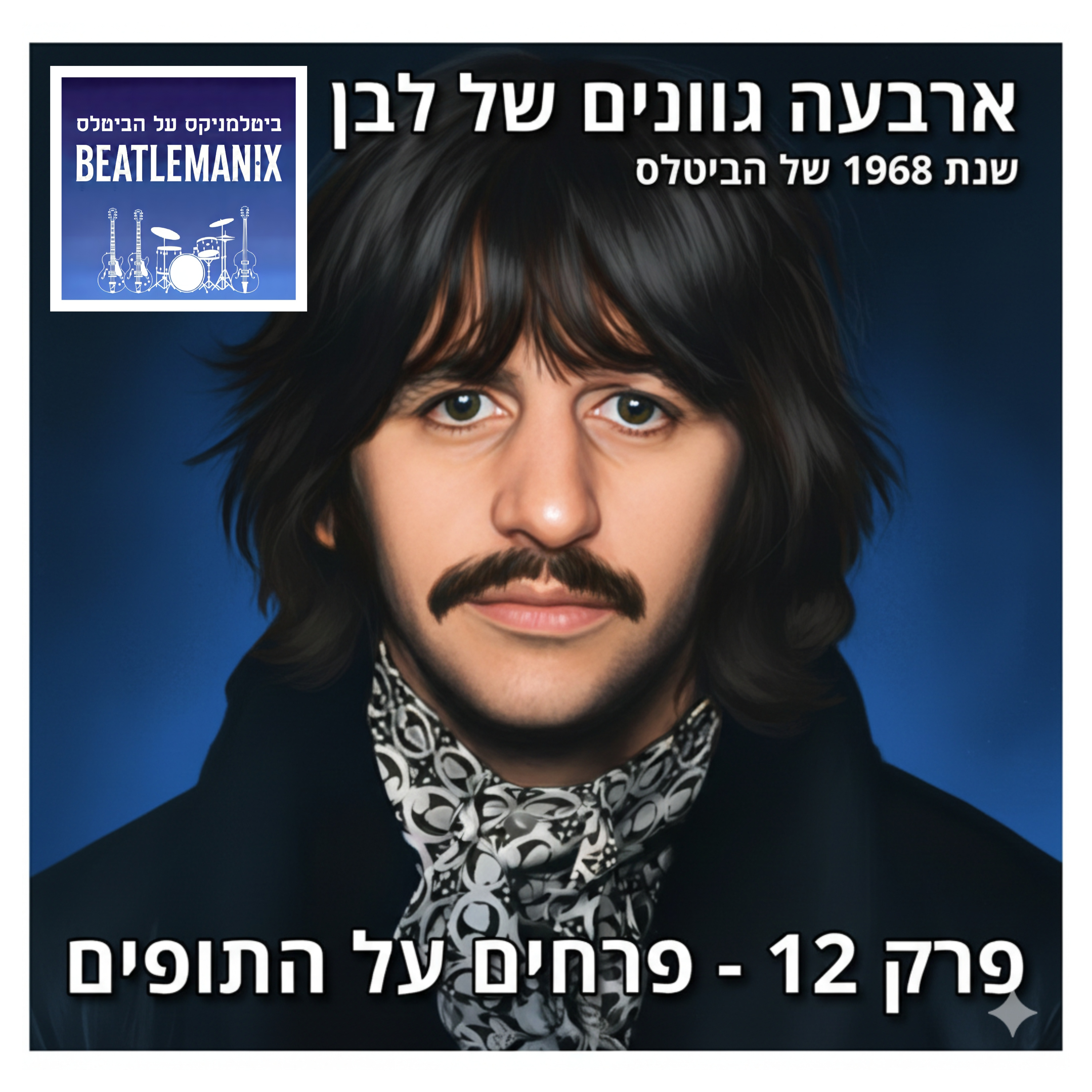 פרק 128 - ארבעה גוונים של לבן - 1968 של הביטלס - פרק 12 - פרחים על התופים