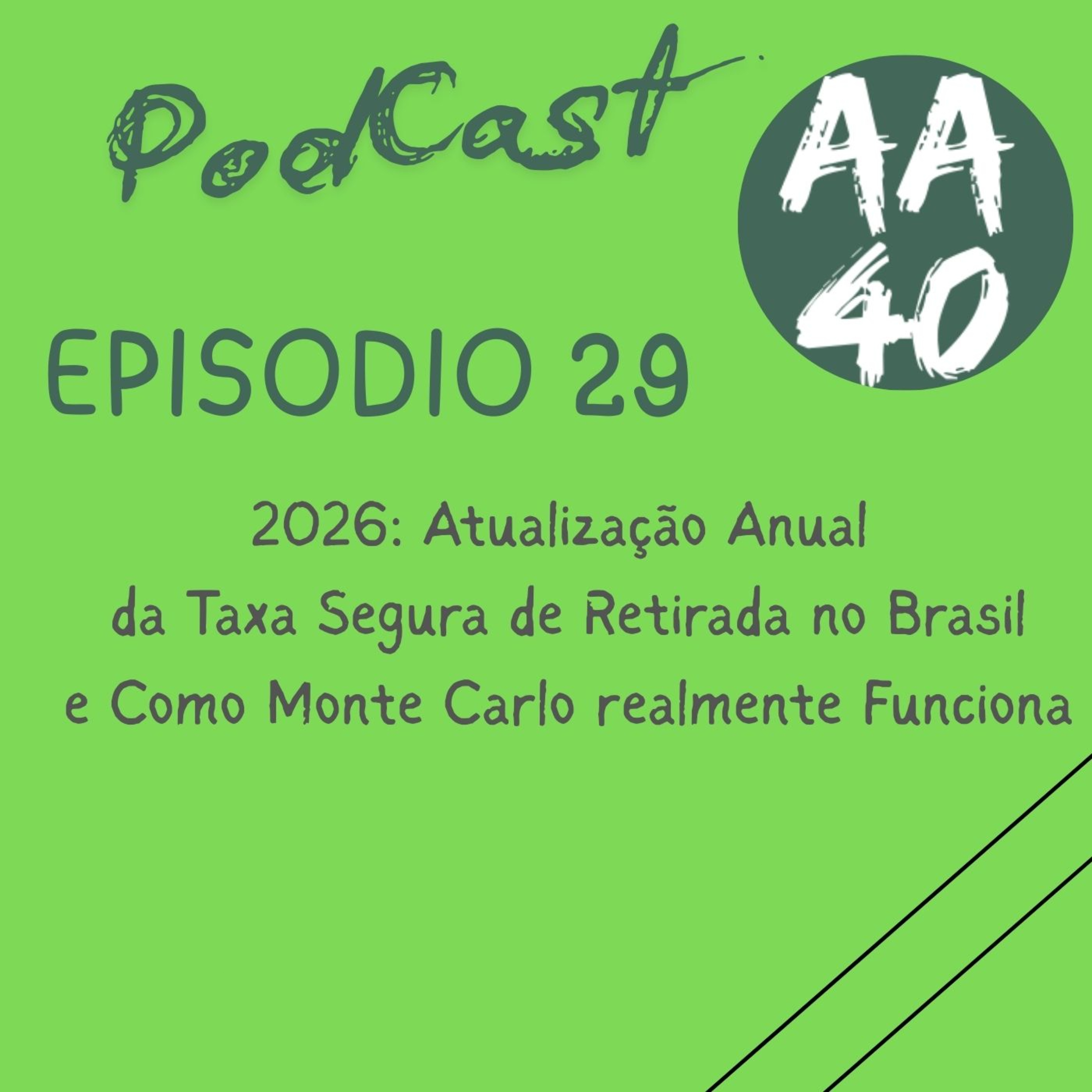 29 - 2026: Atualização Anual da Taxa Segura de Retirada no Brasil e o que Monte Carlo nos diz