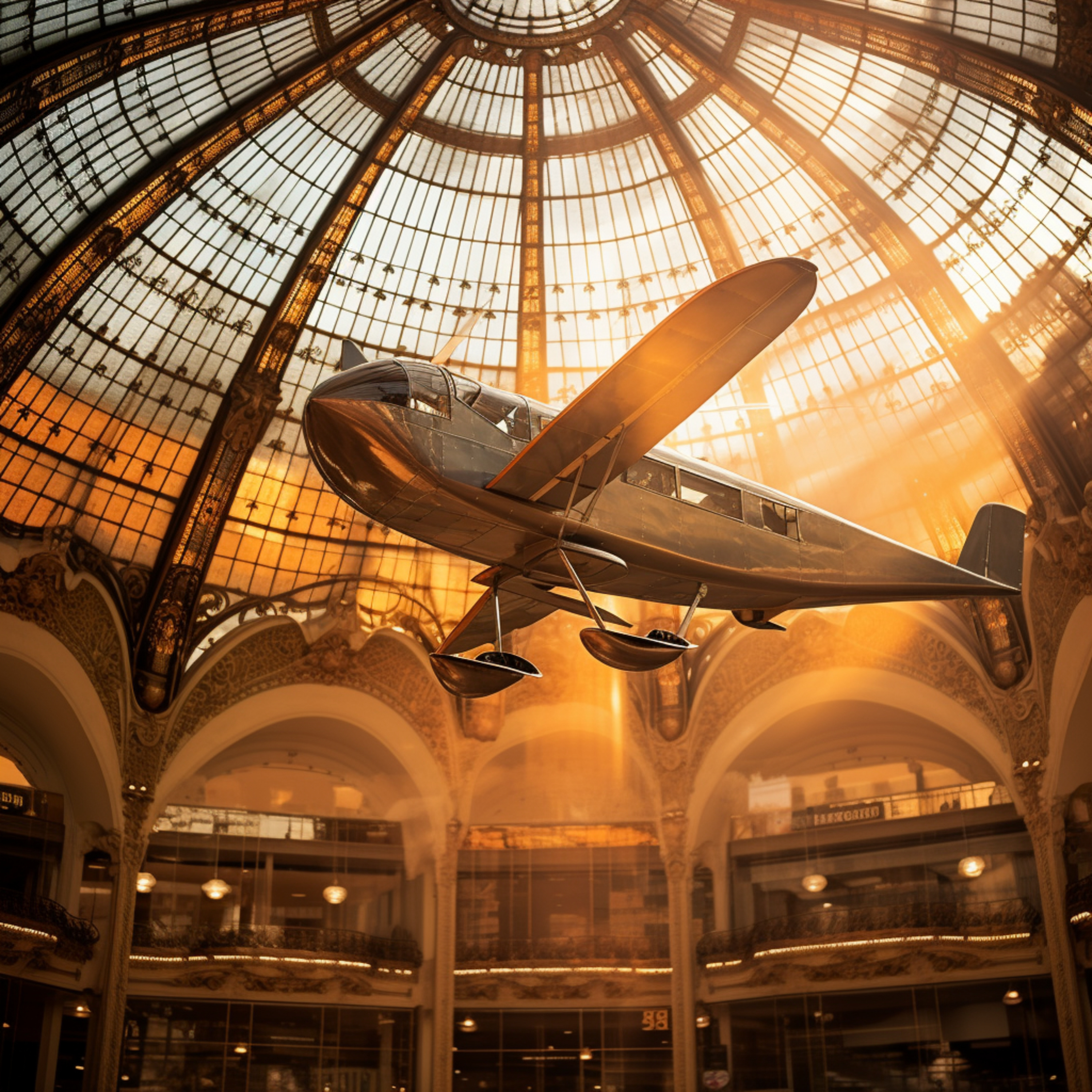 🎧 "Vuelos Audaces: La Hazaña Aérea de Las Galerías Lafayette" ✈️🌆