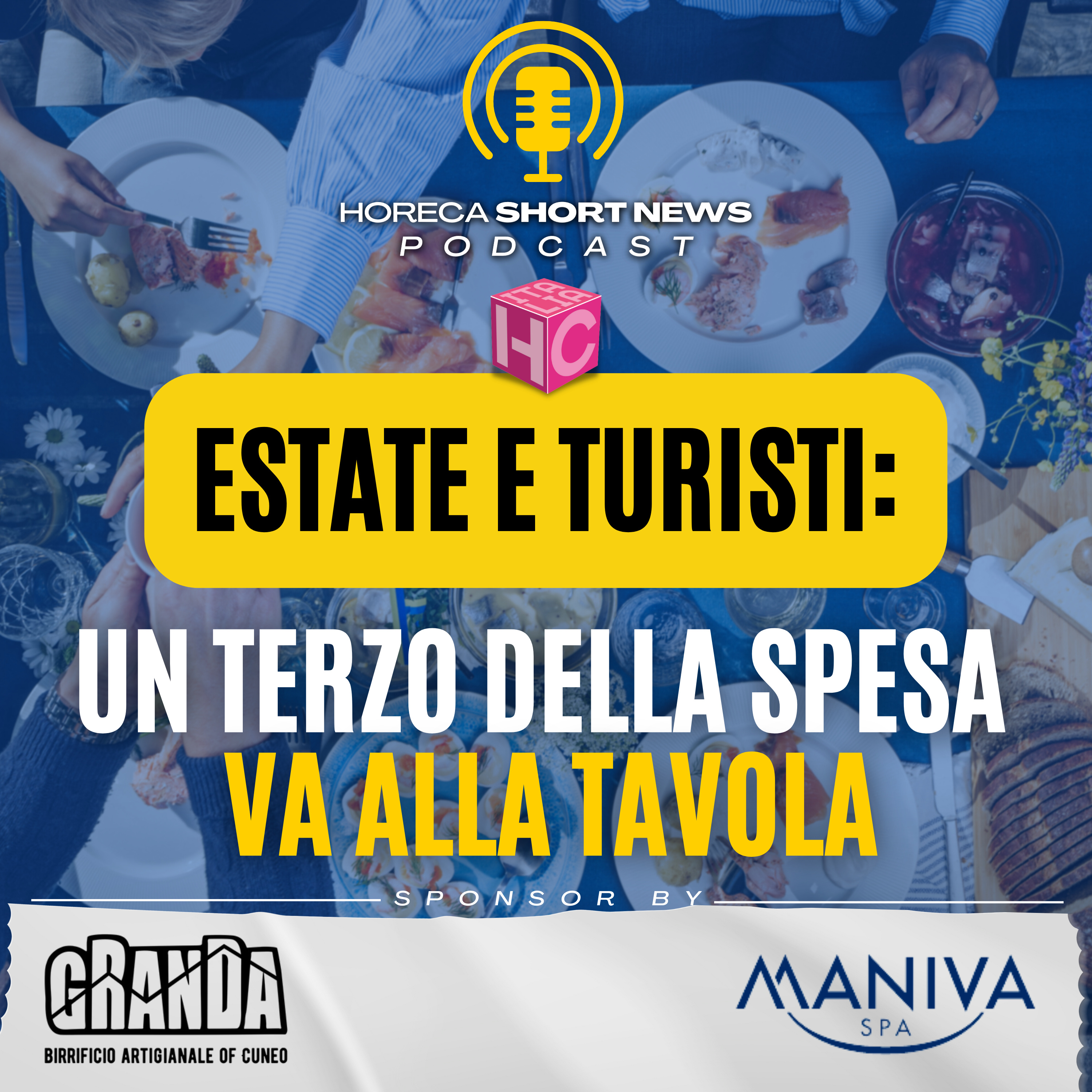🌞Estate e turisti: un terzo della spesa va alla tavola 🍷Produzioni tipiche: le conoscono in pochi 🍝Piatti italiani taroccati almeno 6 volte su 10 🇮🇹Il bollino del decreto Made in Italy  episode artwork