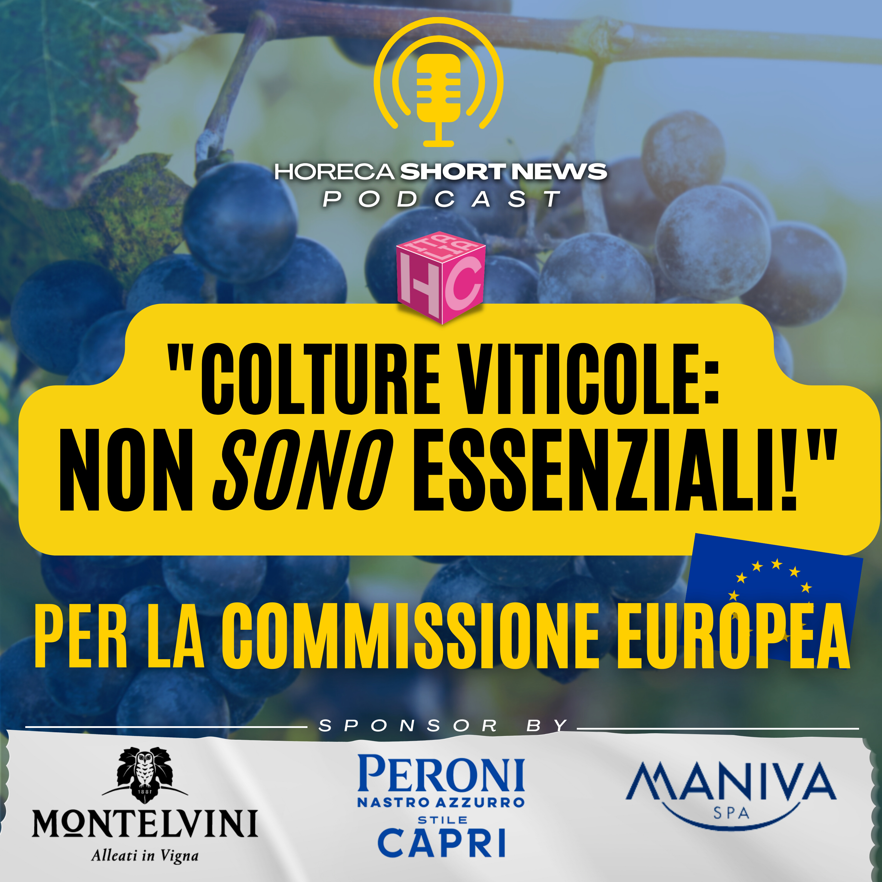🌱Legge ripristino della natura 🇪🇺Commissione europea: “Colture viticole non essenziali” 💬Il commento di M. Pallini Presidente Federvini 🥂Il sistema prosecco:nuovo Presidente  🍷Calici di stelle episode artwork