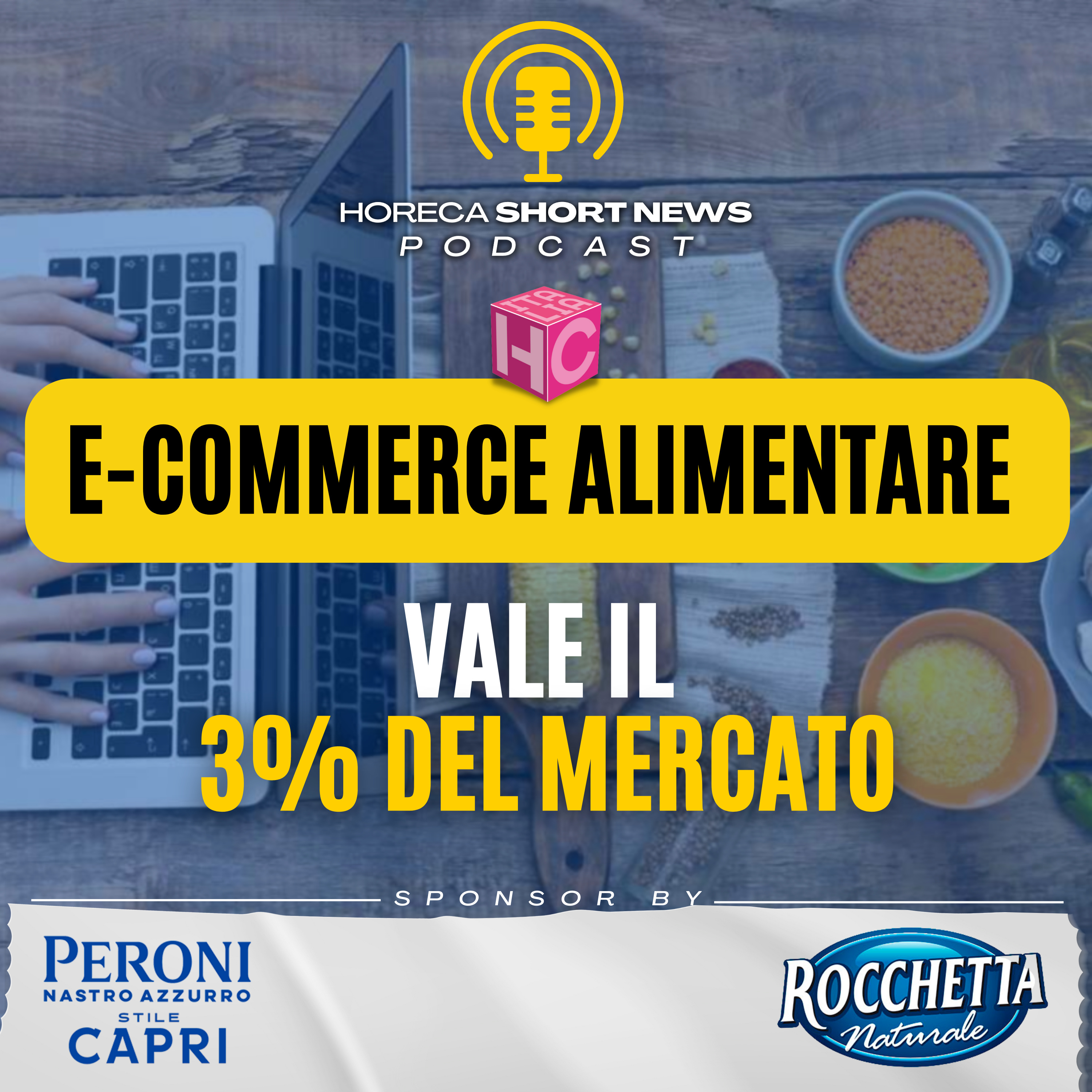 👨‍💻e-commerce alimentare vale il 3% del mercato 🛵Food delivery crescono i virtual brand  👻Ghost, dark, social come evolvono le Cucine 🚴🏻Rider: prevista direttiva europea 👁️Spunti di Vista episode artwork