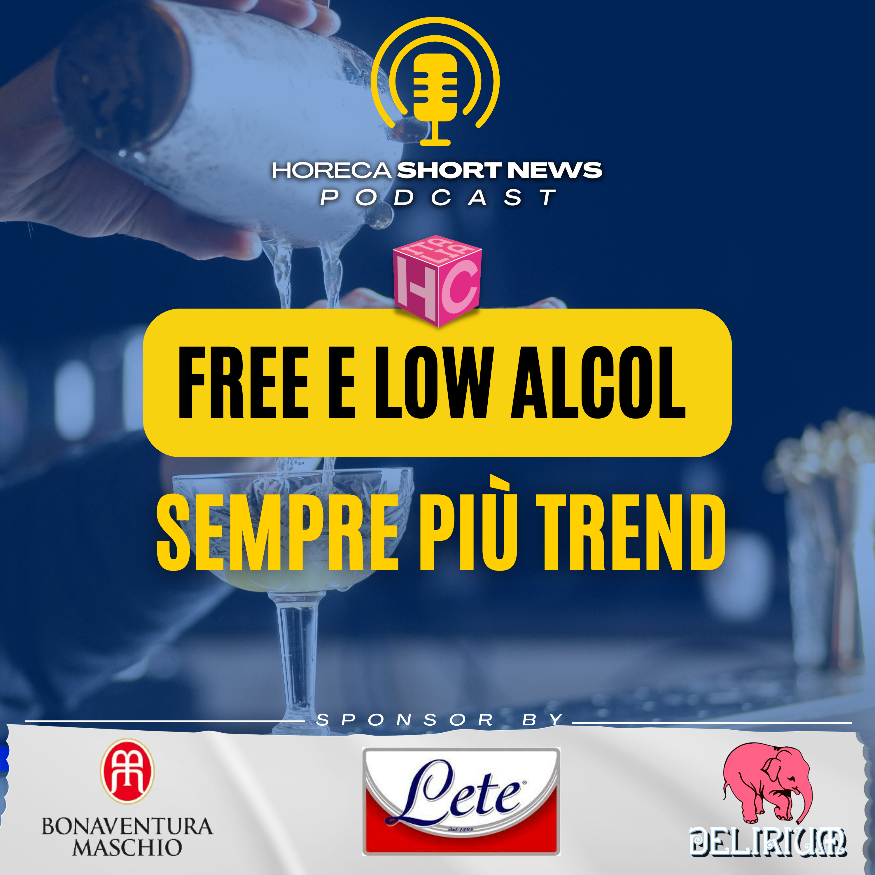 🍹Free e low alcol sempre più trend 🍸Il cocktail nel 2024 per Mattia Pastori 🇬🇧A Londra un bar per astemi ✅A Milano c’è invece il soul green 🍹Shakerando free e low alcol  episode artwork