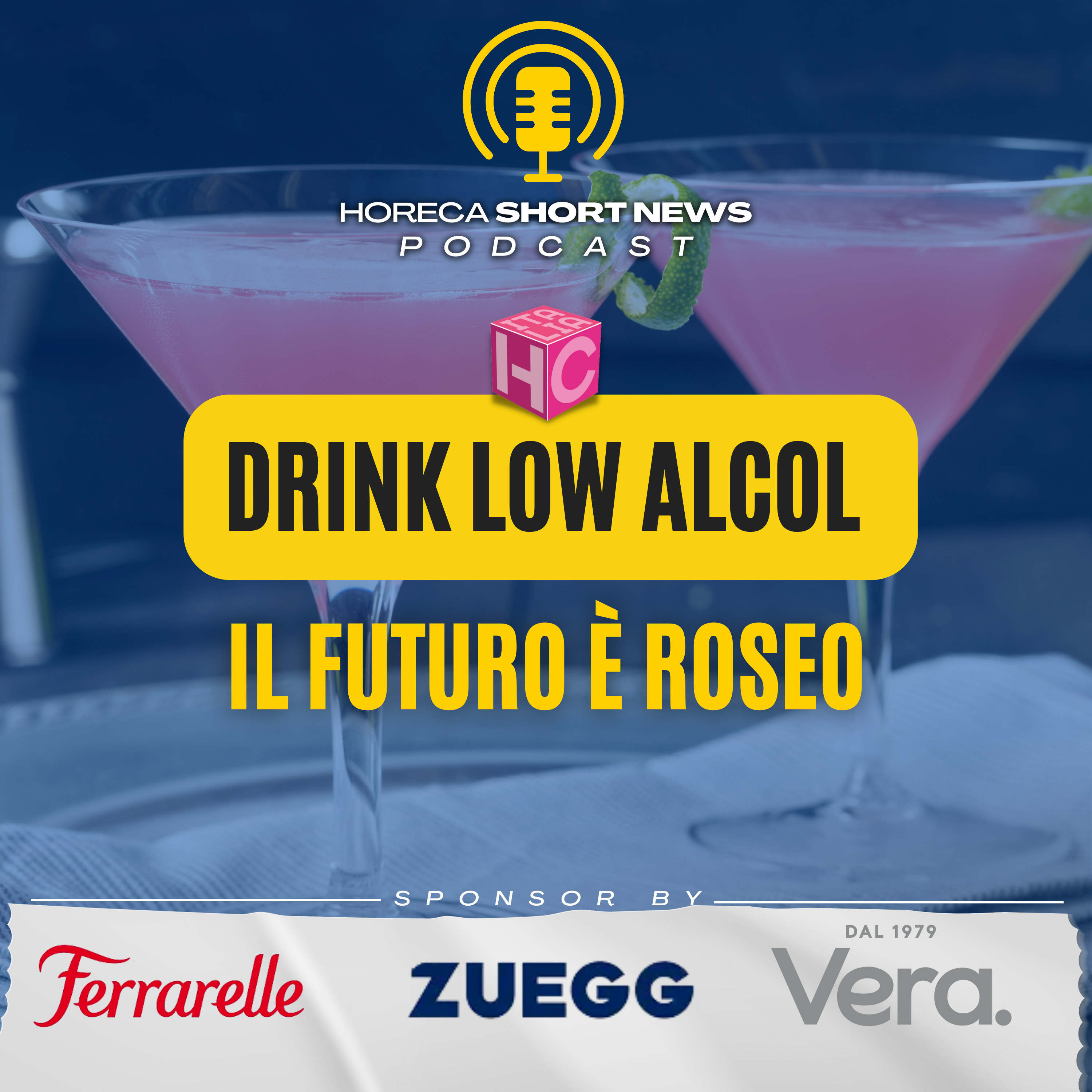 🍹Drink low alcol il futuro è roseo 🏭Aperol raddoppia la produzione 🎪Campari soda protagonista alla Milano Design week 🍷Consumo responsabile: due nuove iniziative.  episode artwork