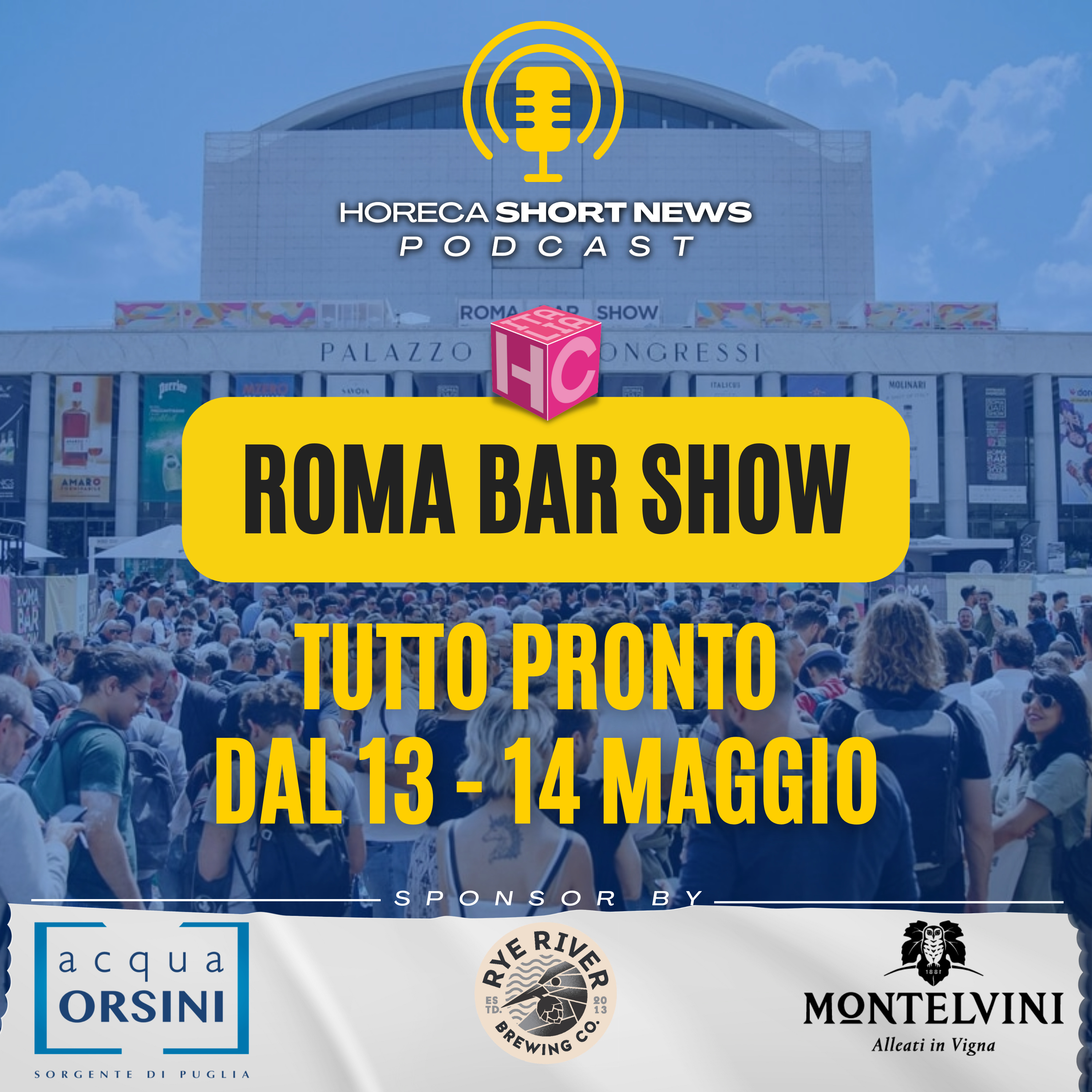 🍸Tutto pronto per il Bar Show a Roma 13 - 14 maggio 🍹Orsini Soda presente! Ce ne parla Antonio Bisceglia 🆕Un nuovo amaro che nasce da un fiume 👁️Spunti di Vista: parliamo di bar episode artwork