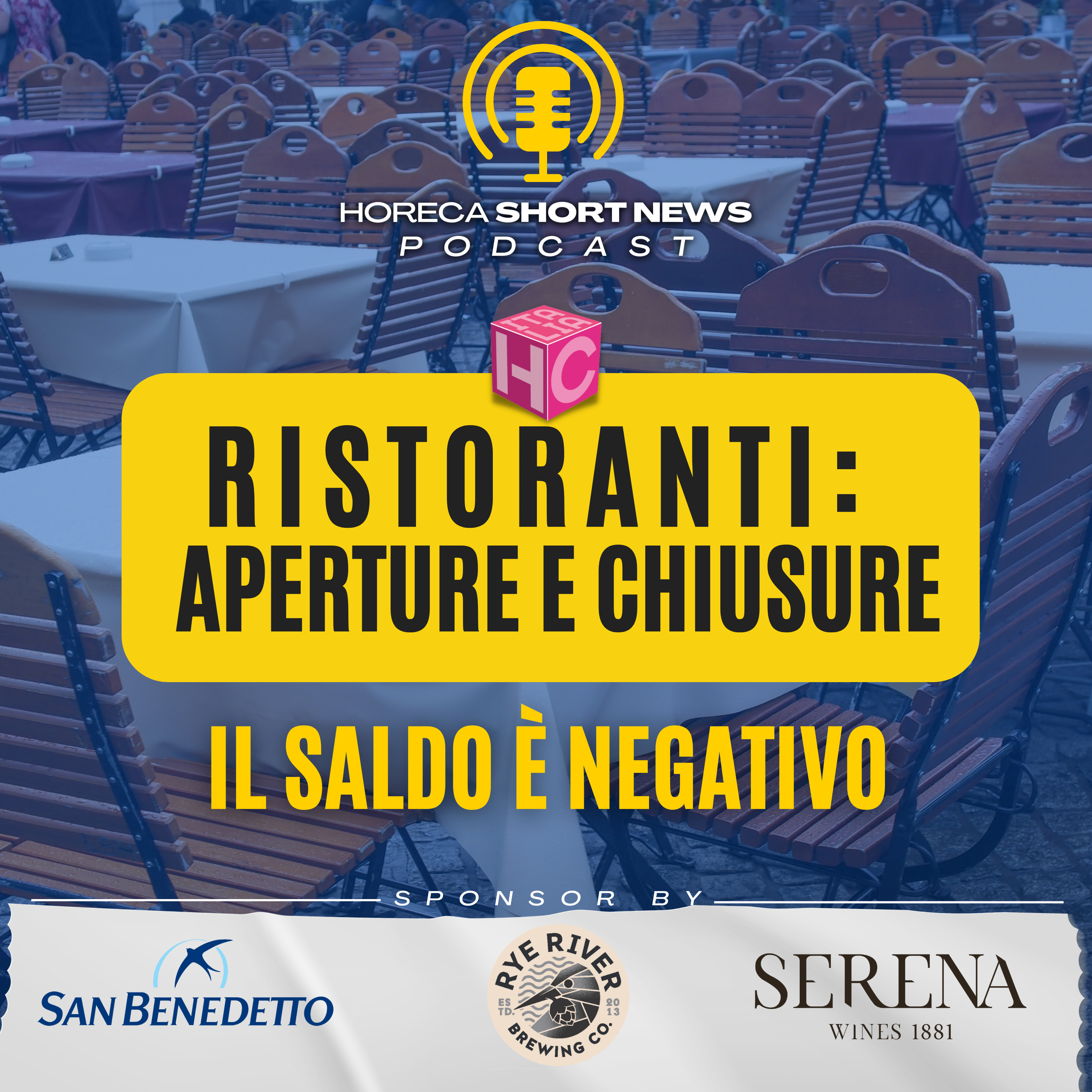 🍽️Ristoranti: aperture e chiusure… il saldo è negativo 🪑Dehors una proposta di legge per valorizzarli 🏅Premiate le Bibite Ferrarelle  💬Parla la brand manager Elisa Milani episode artwork