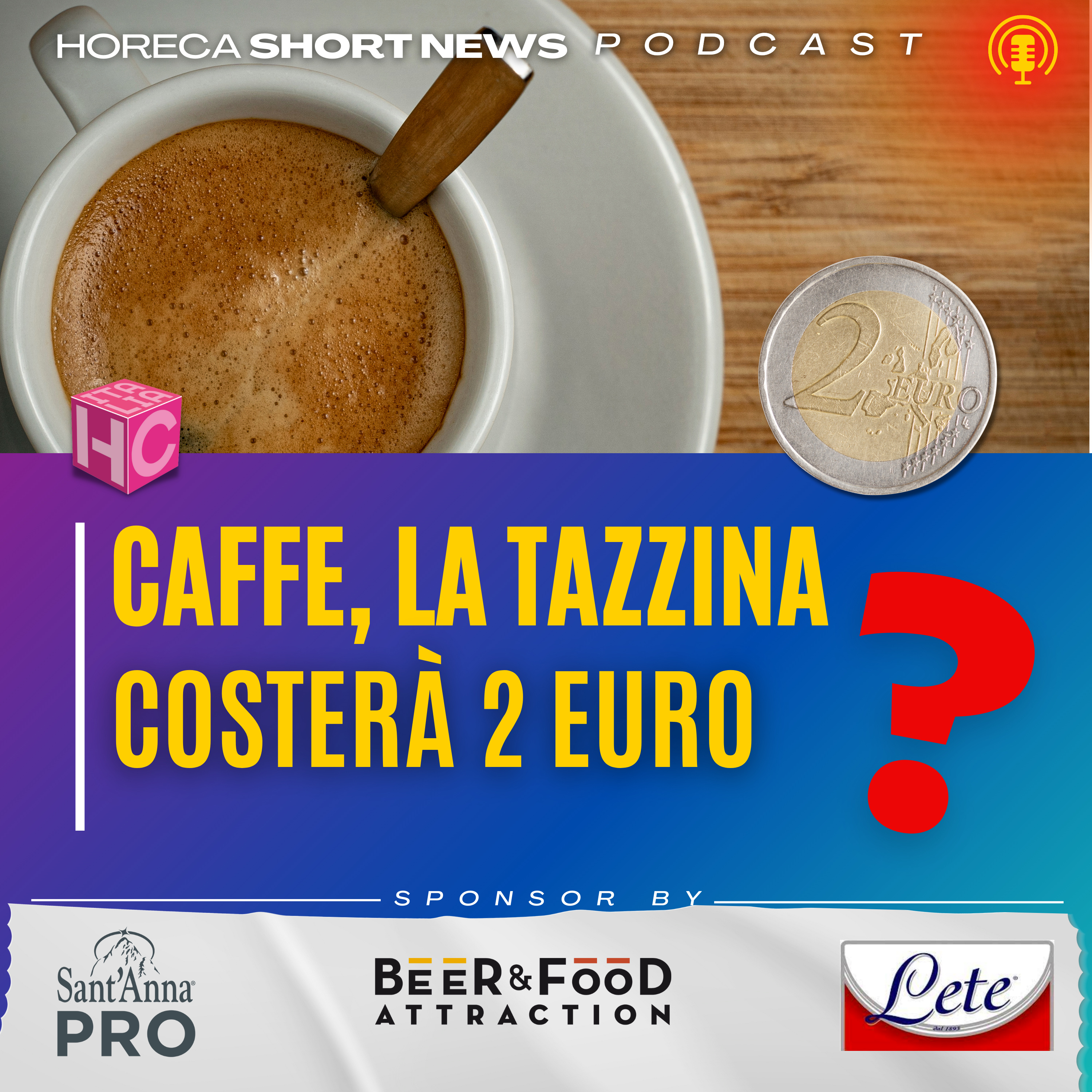 ☕️Caffe, la tazzina costerà 2 euro? 🫰Potranno calare i consumi al bar? 💬Ascoltiamo i torrefattori: A. Cantadori e G. Corsini 👁️Spunti di Vista, parliamo di travel telling episode artwork