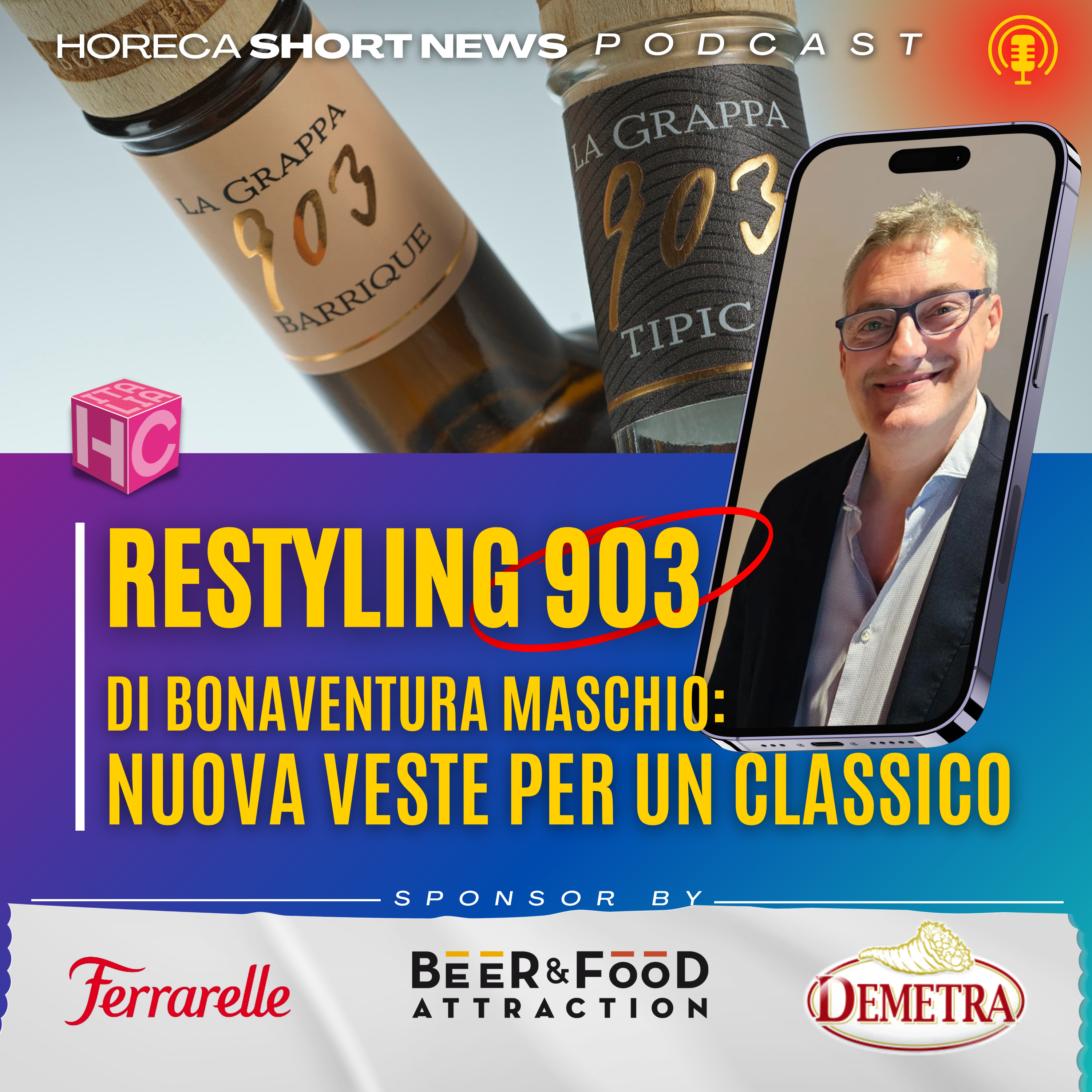 🍹Trieste Cocktail Week  🆕Restyling per la 903 di Bonaventura Maschio: Nuova Veste per un Classico ⚽️Cynar Spritz: Il Drink Ufficiale del Venezia Calcio 🎾L’ US Open ha il suo cocktail episode artwork