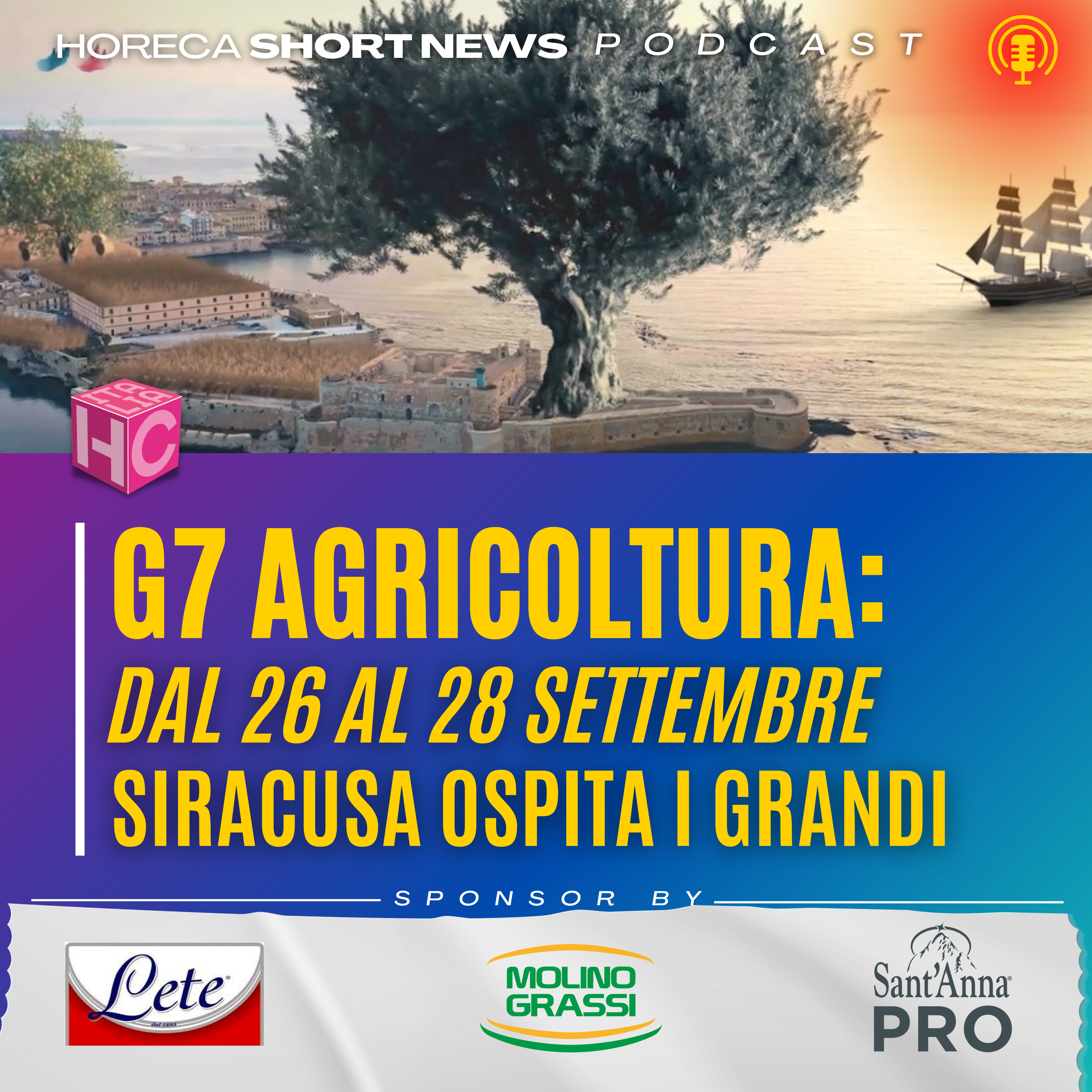 🌍G7 Agricoltura: Siracusa ospita i grandi 🌱G7, focus su sostenibilità e innovazione 🍕Pizza: piatto sentimentale per gli italiani 🍕Polemiche a Napoli per Crazy Pizza 👁️Intervista a Sonia Re APCI episode artwork
