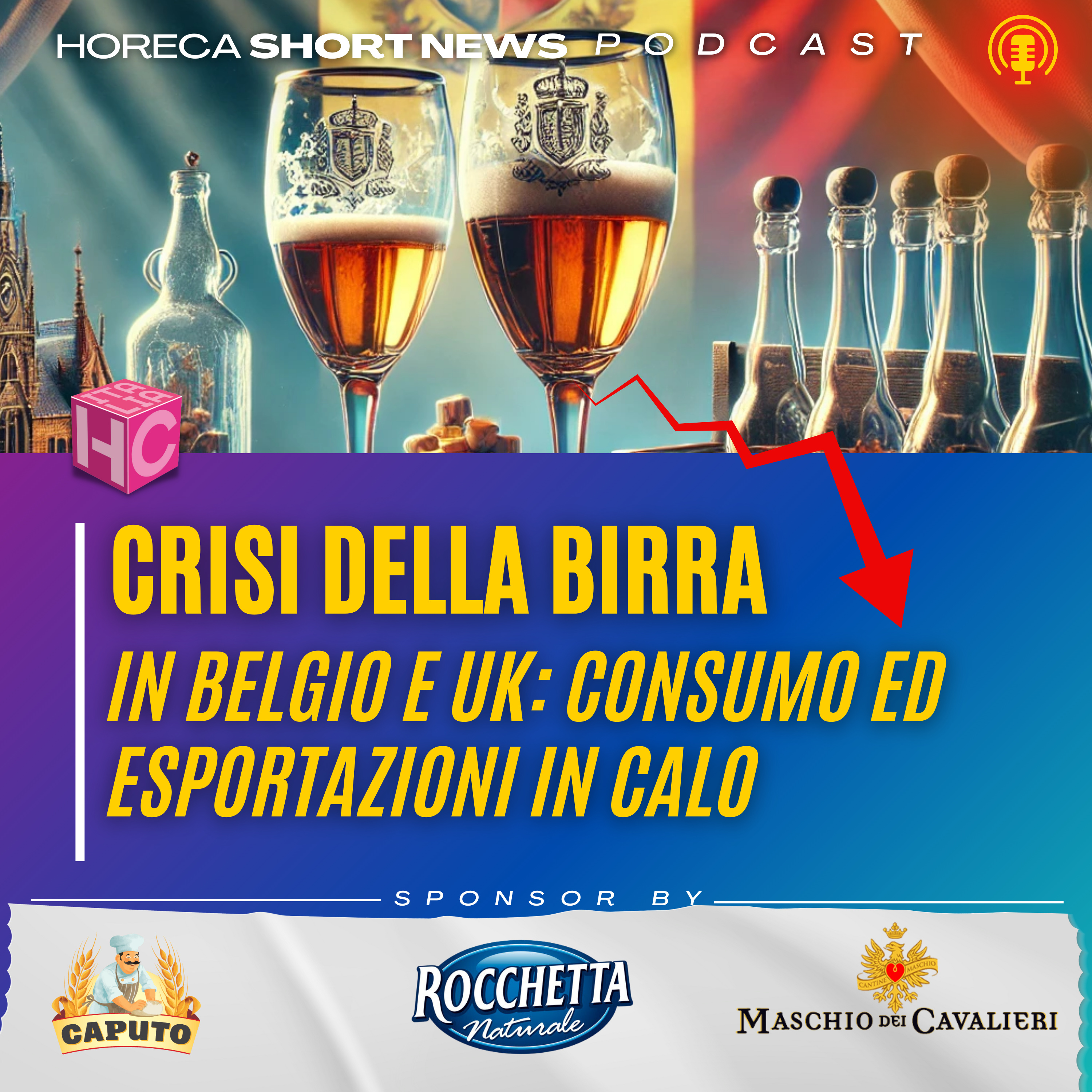 🇧🇪Crisi della birra in Belgio: consumo ed esportazioni in calo 🇬🇧Pub britannici in allarme: chiusure e aumento delle tasse in arrivo 🇮🇹In Italia 12 apostoli  per una cotta speciale  episode artwork