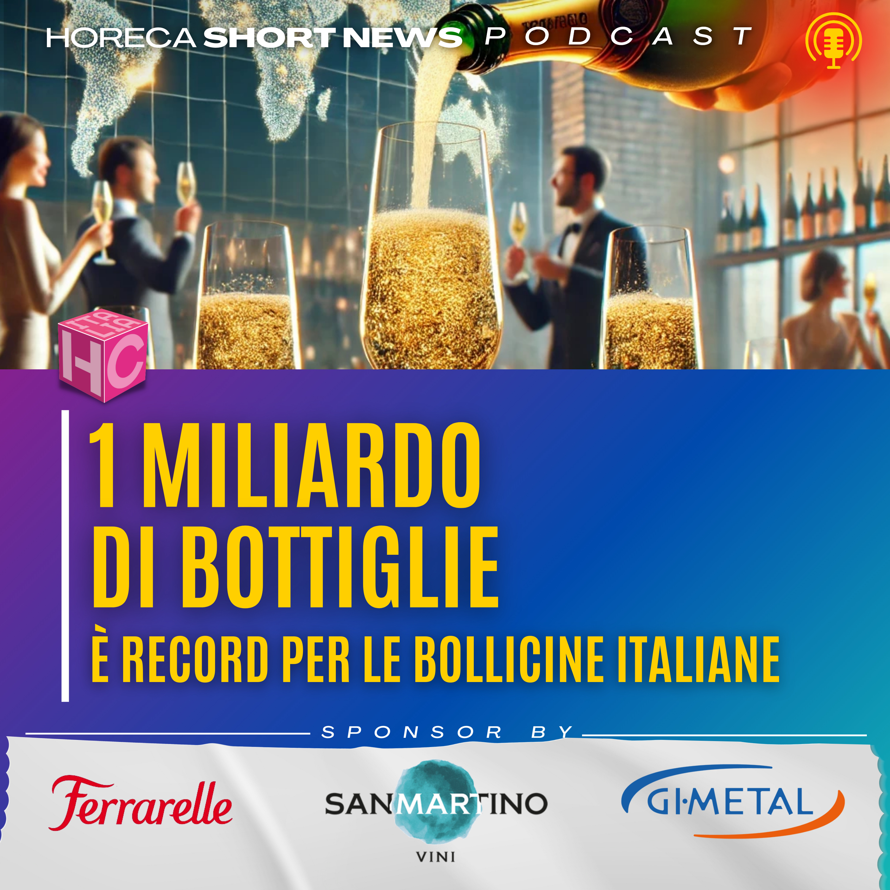 🍾1 miliardo di bottiglie: è record per le bollicine italiane 🍹Lo spritz vola nel mondo 🍸Cocktail 2025 cosa si mixerà? 👁️Spunti di vista le parole del 2025 episode artwork