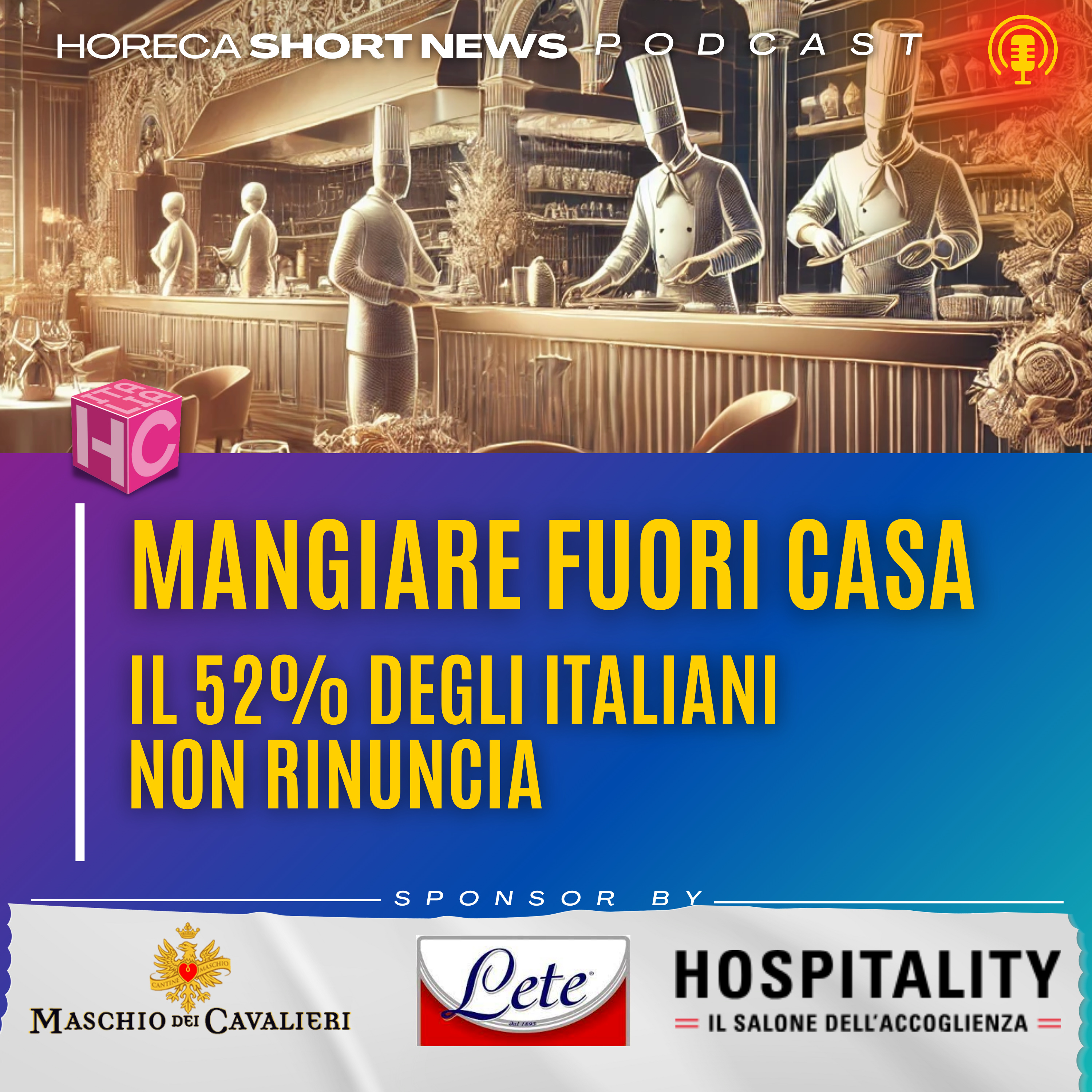 📊 Consumi fuoricasa: il 52% degli italiani non rinuncia 🍽 Fine dining: le difficoltà non mancano 🍷 Pitti Taste 2025: si prepara a Firenze 🎤 Spunti di Vista: venerdì c’è Igles Corelli episode artwork