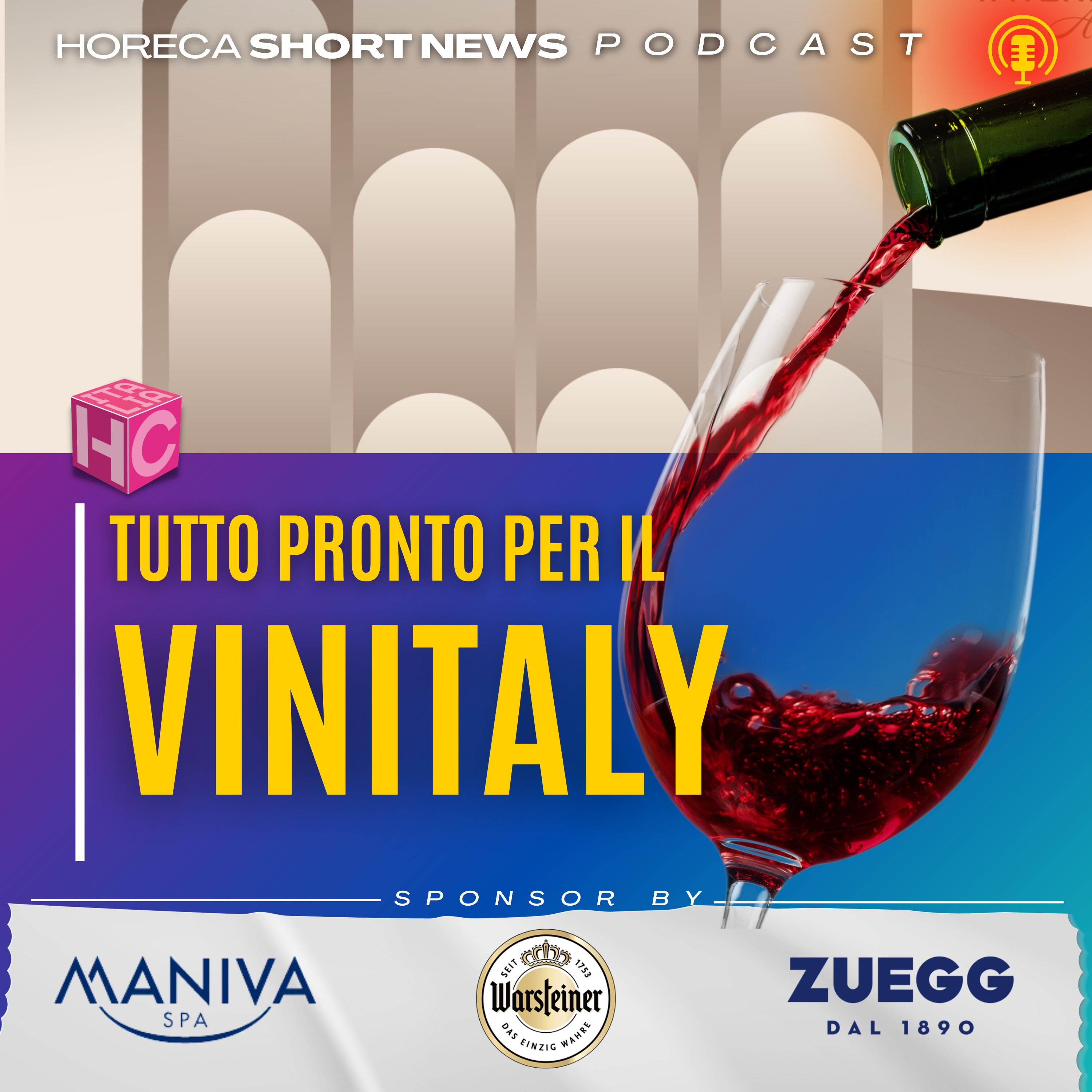 🍷Tutto pronto per il Vinitaly 🍷Attesi visitatori da tutto il mondo 🍷VINO NO.LO Alcol come nuova opportunità 🍷Ce ne parla Andrea Garbin. episode artwork