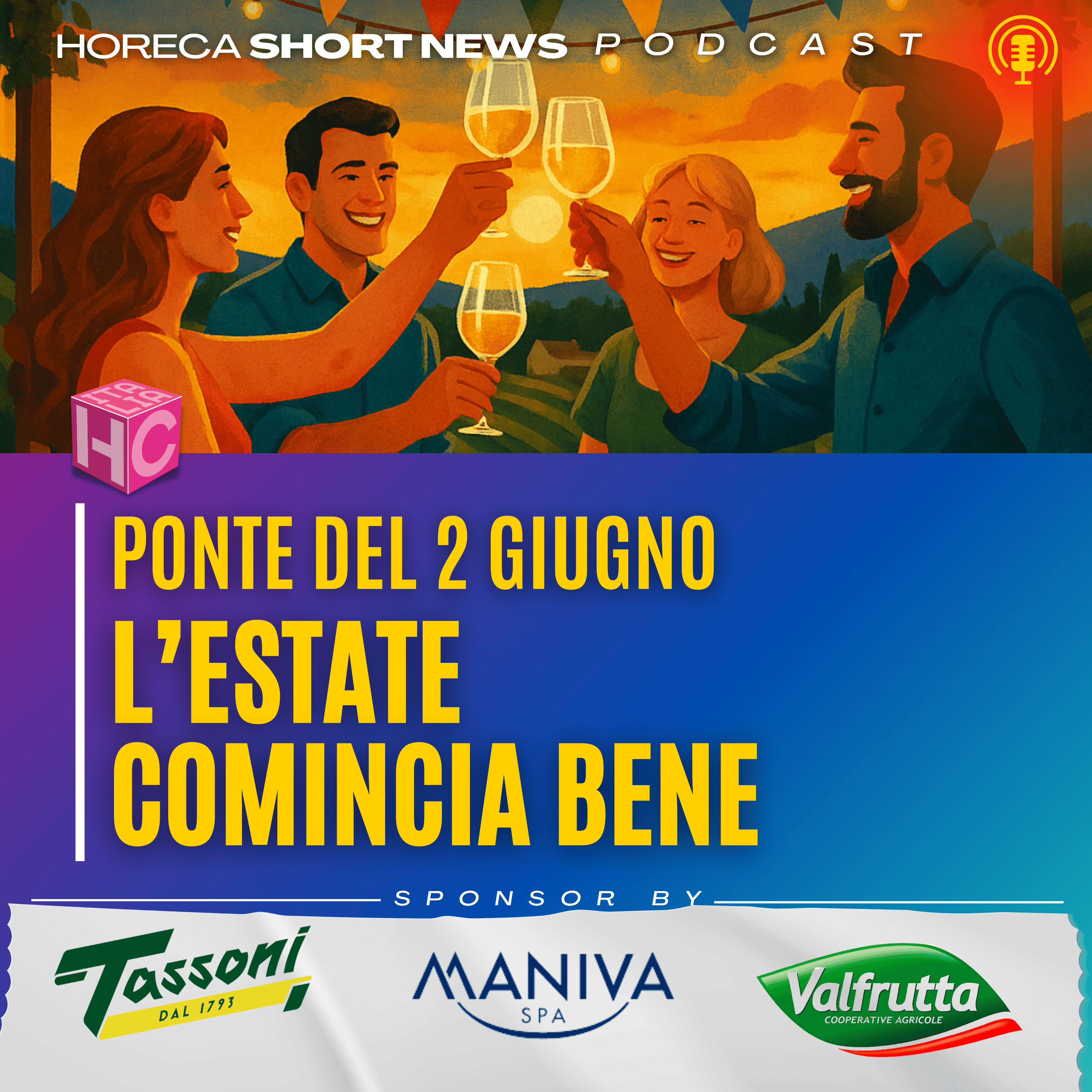 🌞 Ponte del 2 giugno, l’estate comincia bene 🍷Tutto pronto PerBacchus a Bolzano 💬Ce ne parla Daniele Galler   🔬Al Bob Fest buon cibo e solidarietà episode artwork