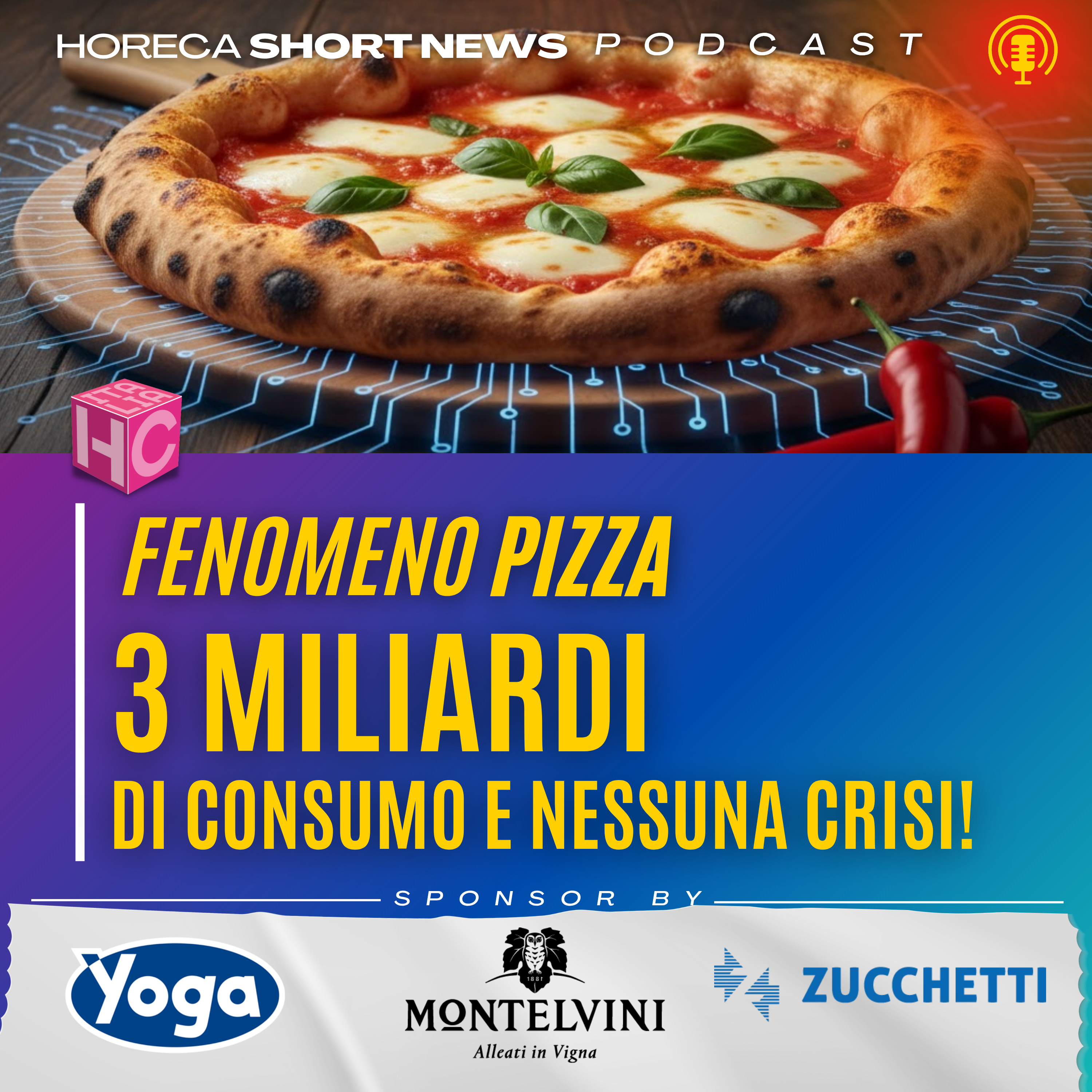 🍕 Pizza, un fenomeno che non conosce crisi  🍕 Anche con le pubblicazioni, come Pizza Re Connection di Giusy Ferraina  🌶️ C’è un contest dove la pizza è piccante  episode artwork